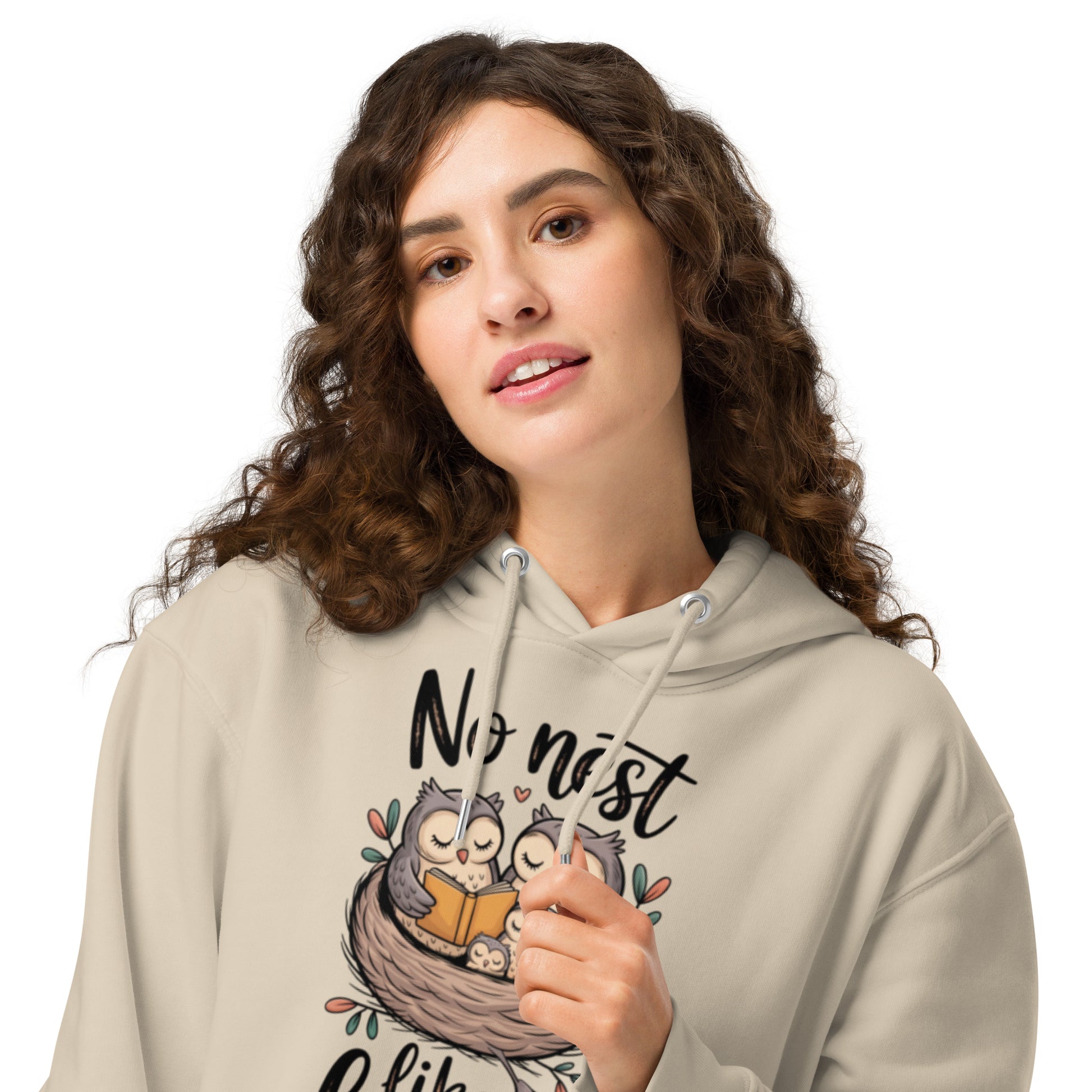 The OwlNest Unisex Essential Organic Hoodie – Eco-Friendly & Timeless Dudeily
