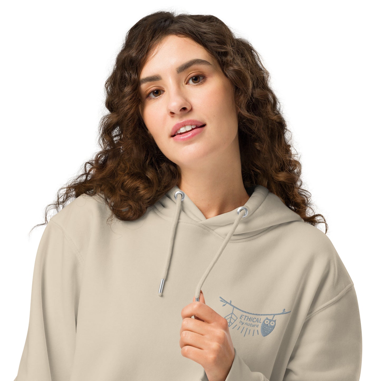 Unisex Essential Organic Hoodie: Ethical by Nature | Owl Embroidered Sustainable Fashion by Dudeily Dudeily