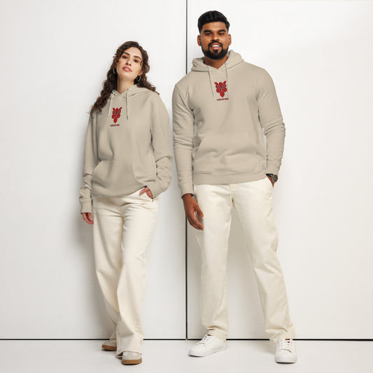Owl Unisex Essential Organic Hoodie: 'Forever Wise' in Fall | Sustainable Fashion USA Dudeily