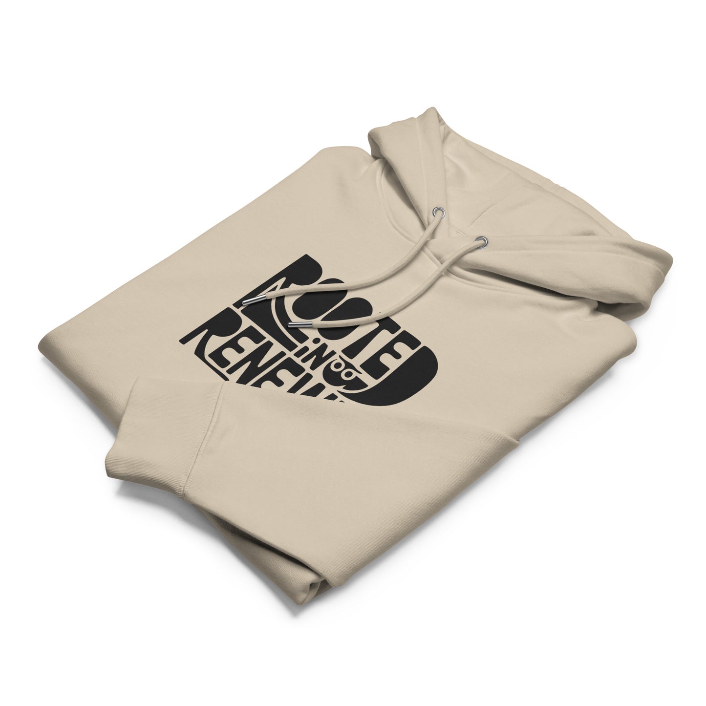 Unisex Essential Organic Hoodie "Rooted In Renewal" – Owl Print Sustainable Fashion Dudeily