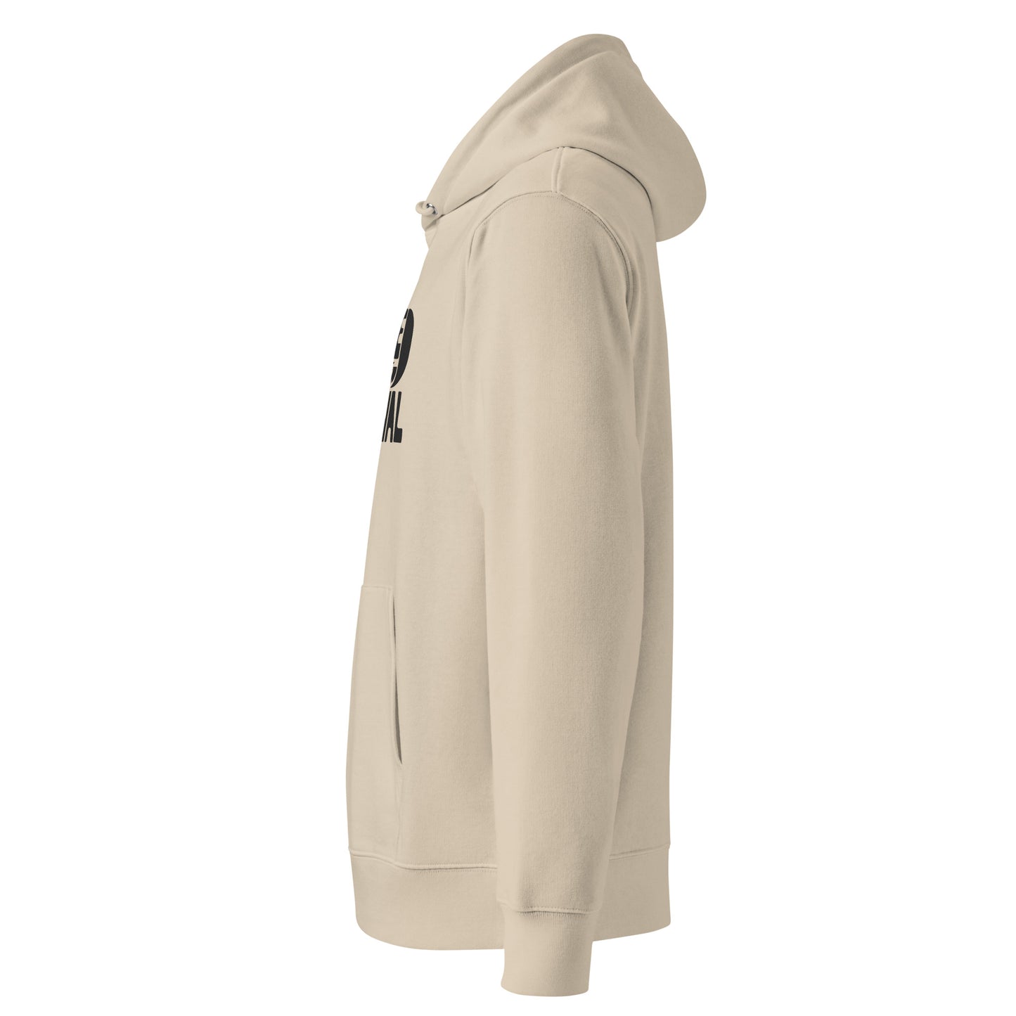 Unisex Essential Organic Hoodie "Rooted In Renewal" – Owl Print Sustainable Fashion Dudeily