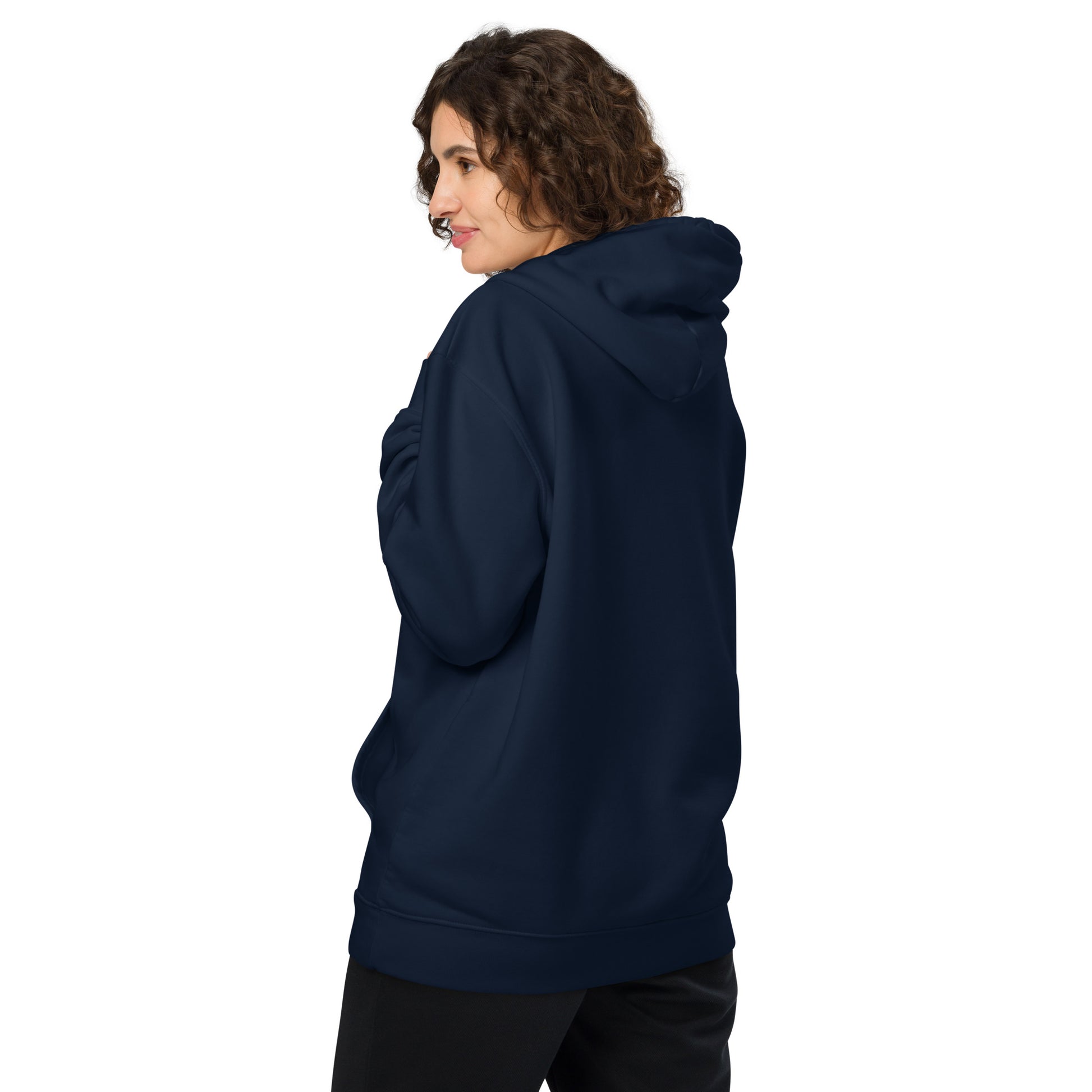 Unisex Essential Organic Hoodie "Rooted In Renewal" – Owl Print Sustainable Fashion Dudeily