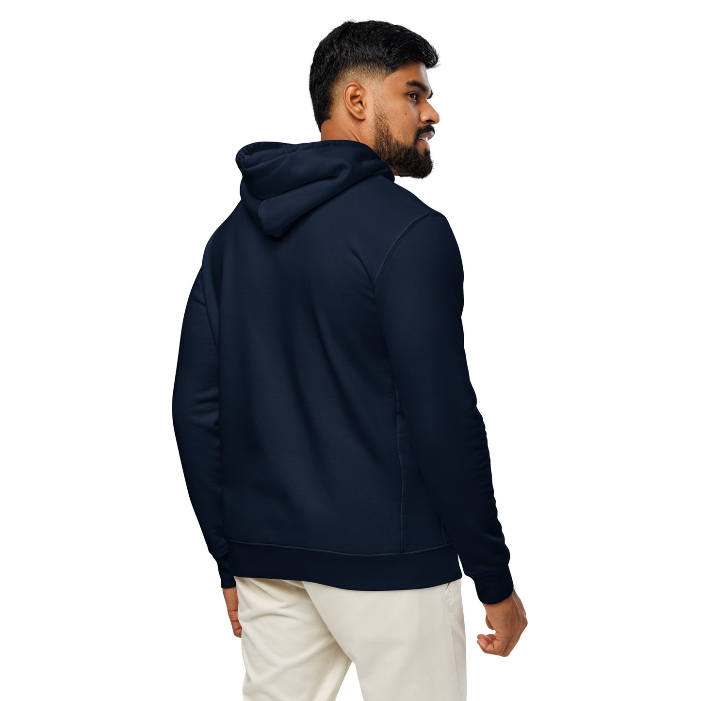 Unisex Essential Organic Hoodie "Rooted In Renewal" – Owl Print Sustainable Fashion Dudeily
