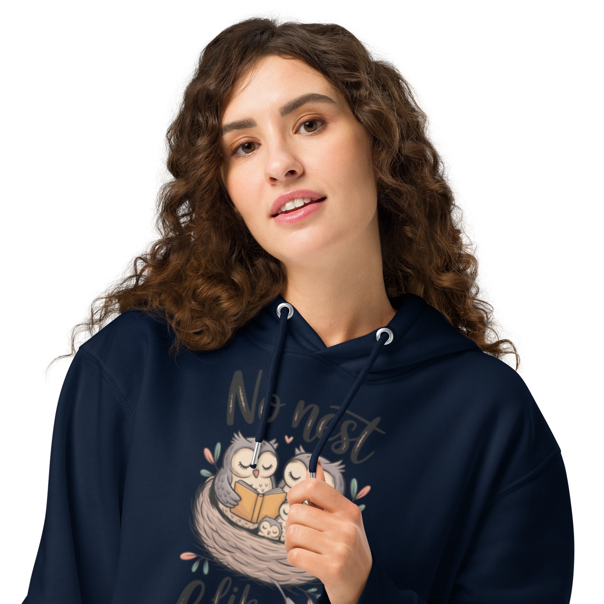 The OwlNest Unisex Essential Organic Hoodie – Eco-Friendly & Timeless Dudeily