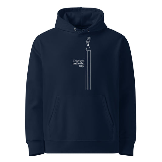 Unisex essential organic hoodie French Navy Dudeily