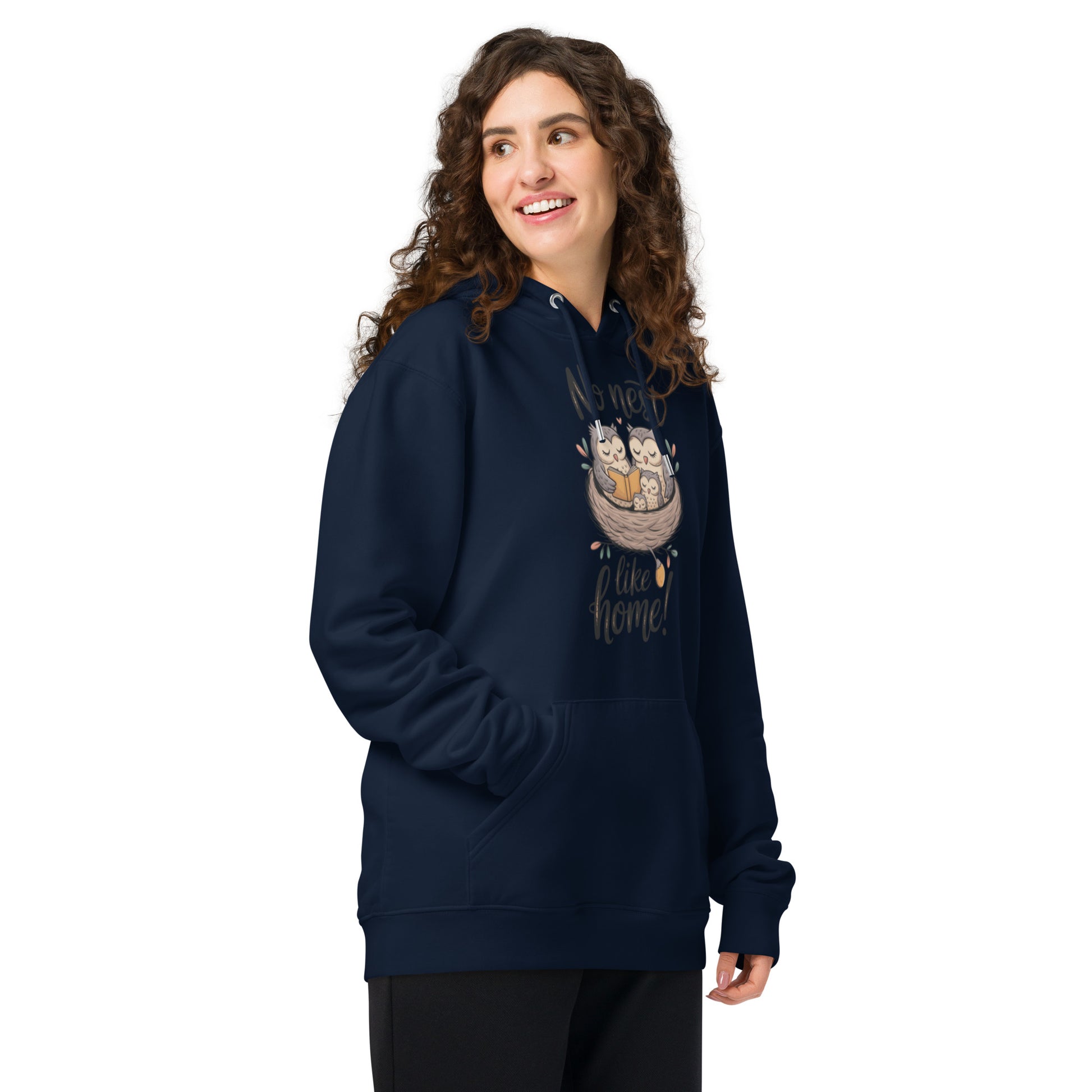 The OwlNest Unisex Essential Organic Hoodie – Eco-Friendly & Timeless Dudeily