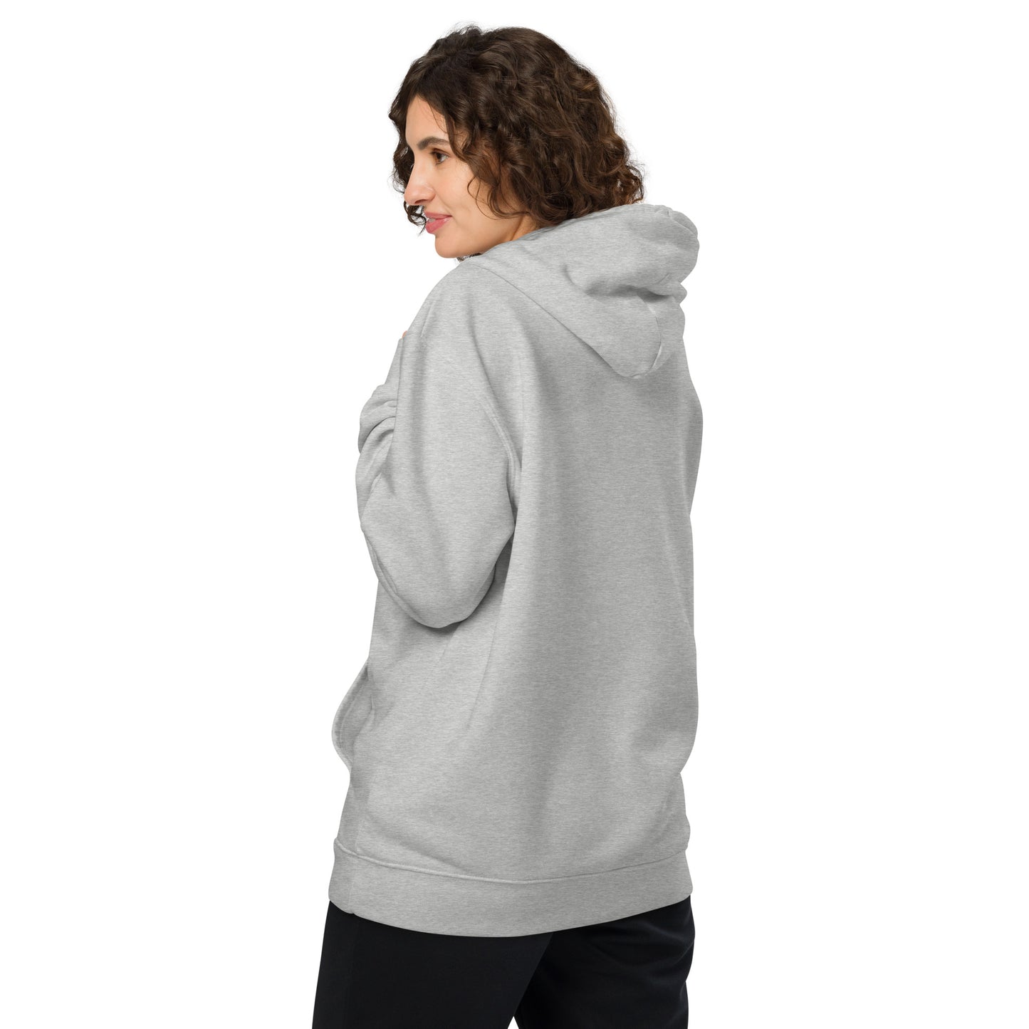 Unisex Essential Organic Hoodie "Rooted In Renewal" – Owl Print Sustainable Fashion Dudeily