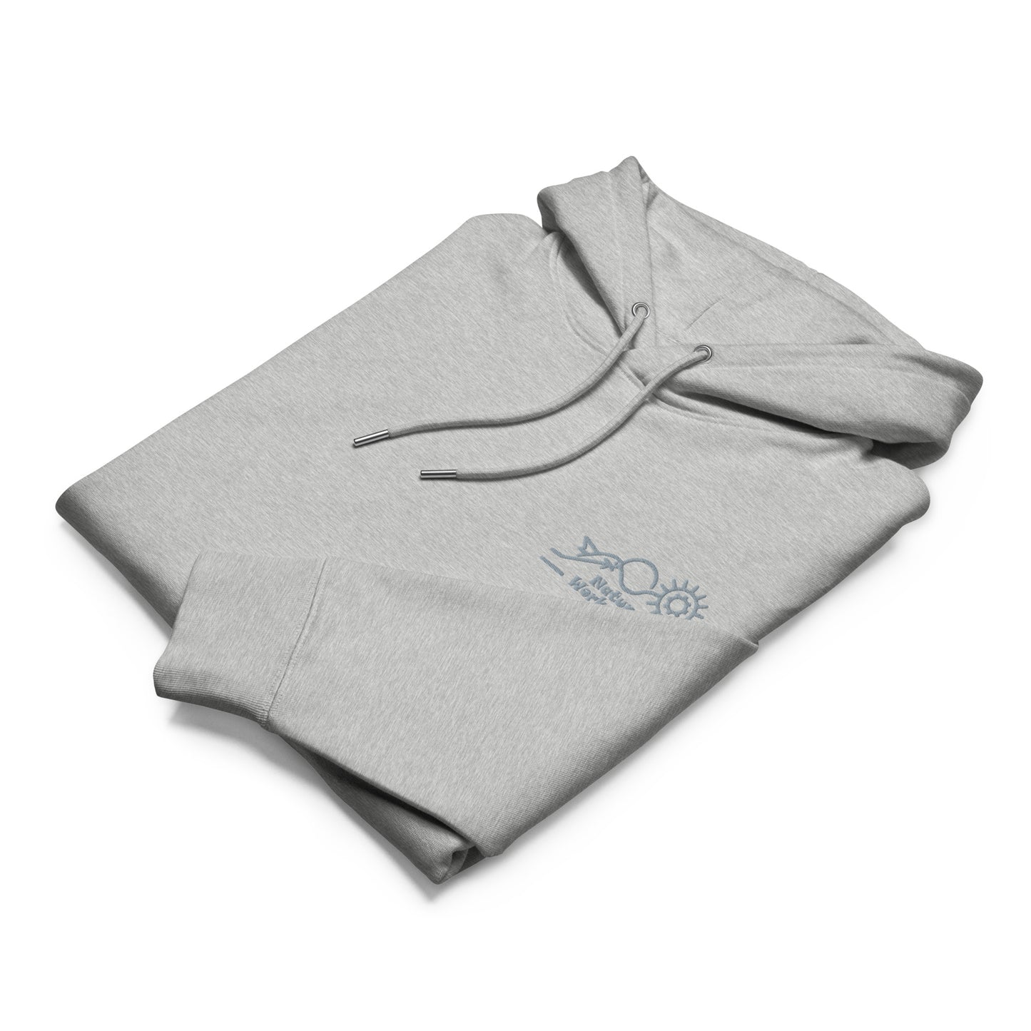 Unisex Essential Organic Hoodie: Nature Works Too | Owl Embroidered Sustainable Fashion by Dudeily Dudeily