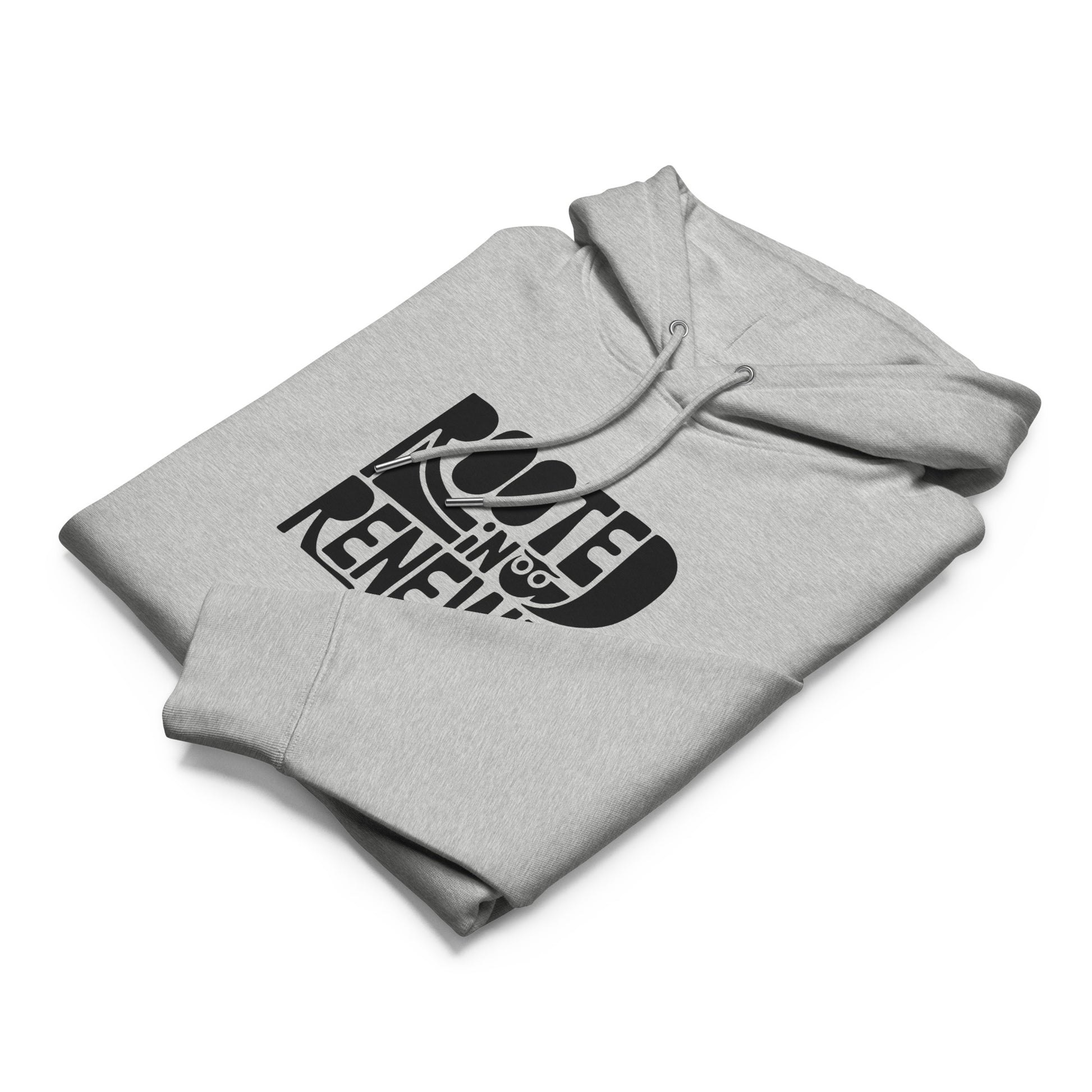 Unisex Essential Organic Hoodie "Rooted In Renewal" – Owl Print Sustainable Fashion Dudeily