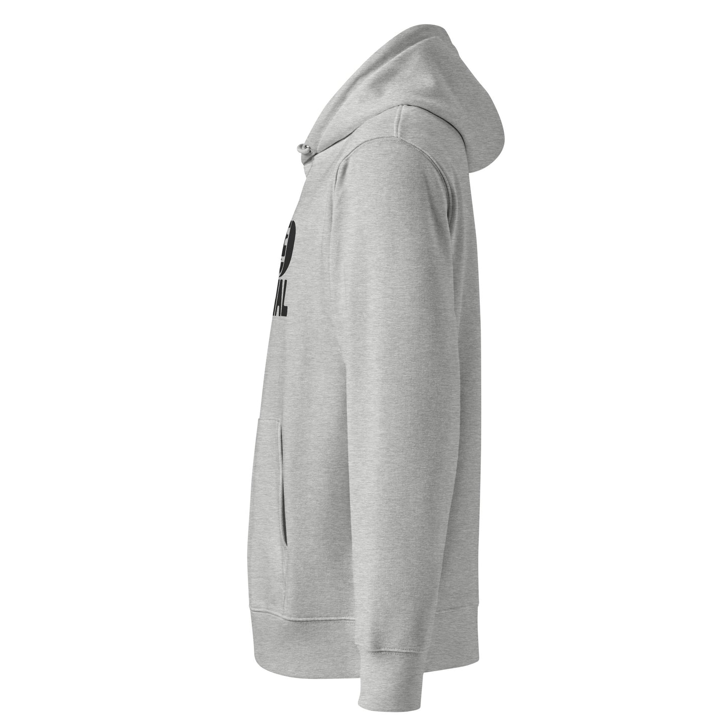 Unisex Essential Organic Hoodie "Rooted In Renewal" – Owl Print Sustainable Fashion Dudeily