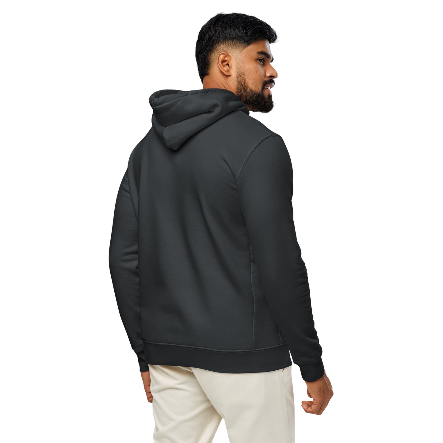 Unisex Essential Organic Hoodie "Rooted In Renewal" – Owl Print Sustainable Fashion Dudeily