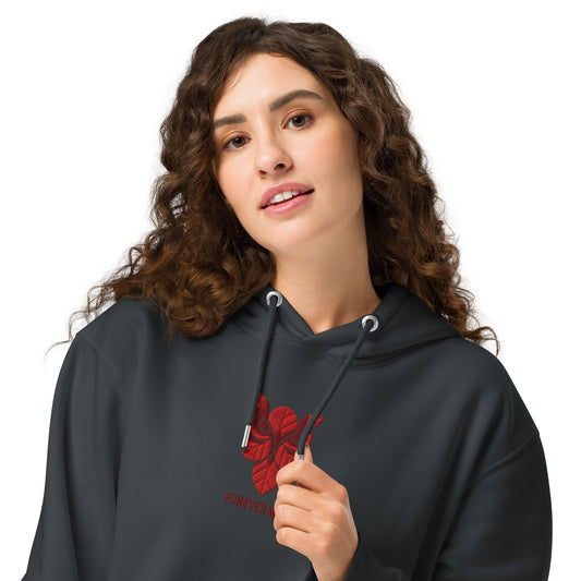 Owl Unisex Essential Organic Hoodie: 'Forever Wise' in Fall | Sustainable Fashion USA Dudeily