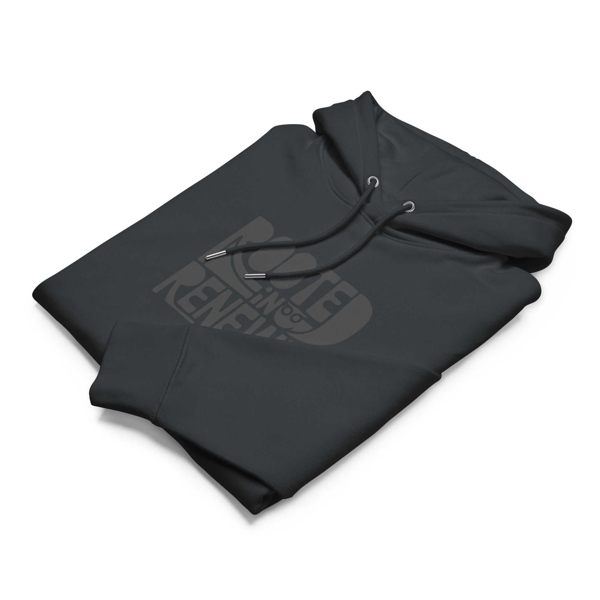 Unisex Essential Organic Hoodie "Rooted In Renewal" – Owl Print Sustainable Fashion Dudeily