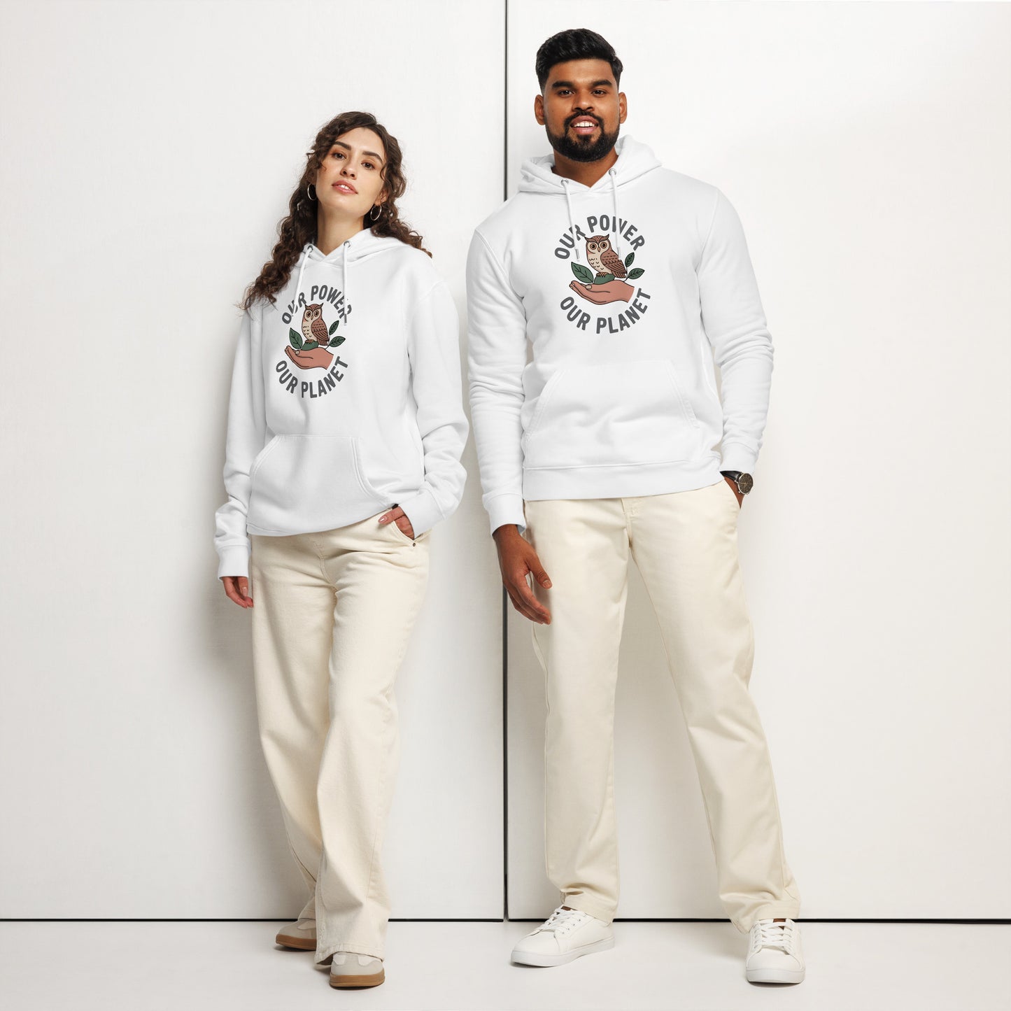 Unisex essential organic hoodie Dudeily