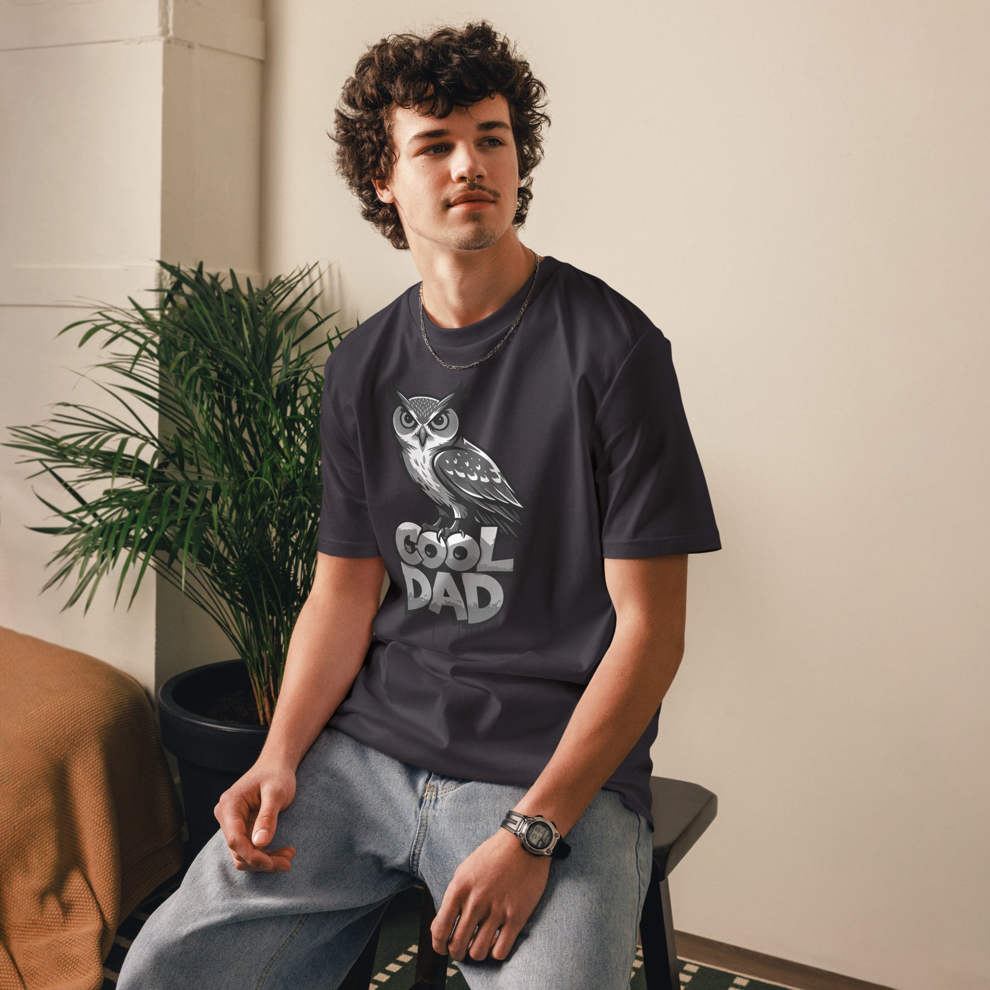 Unisex Organic Cotton T-Shirt – Sustainable Fashion for Nature & Owl Lovers | Dudeily Dudeily