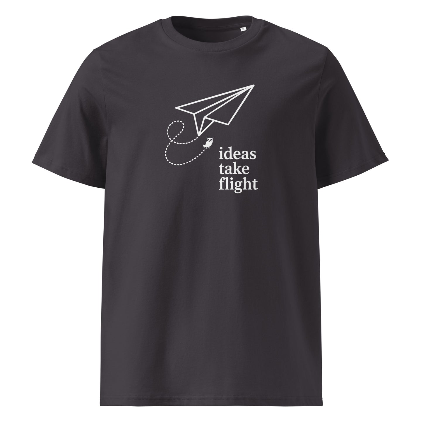 Unisex organic cotton t-shirt Anthracite Dudeily