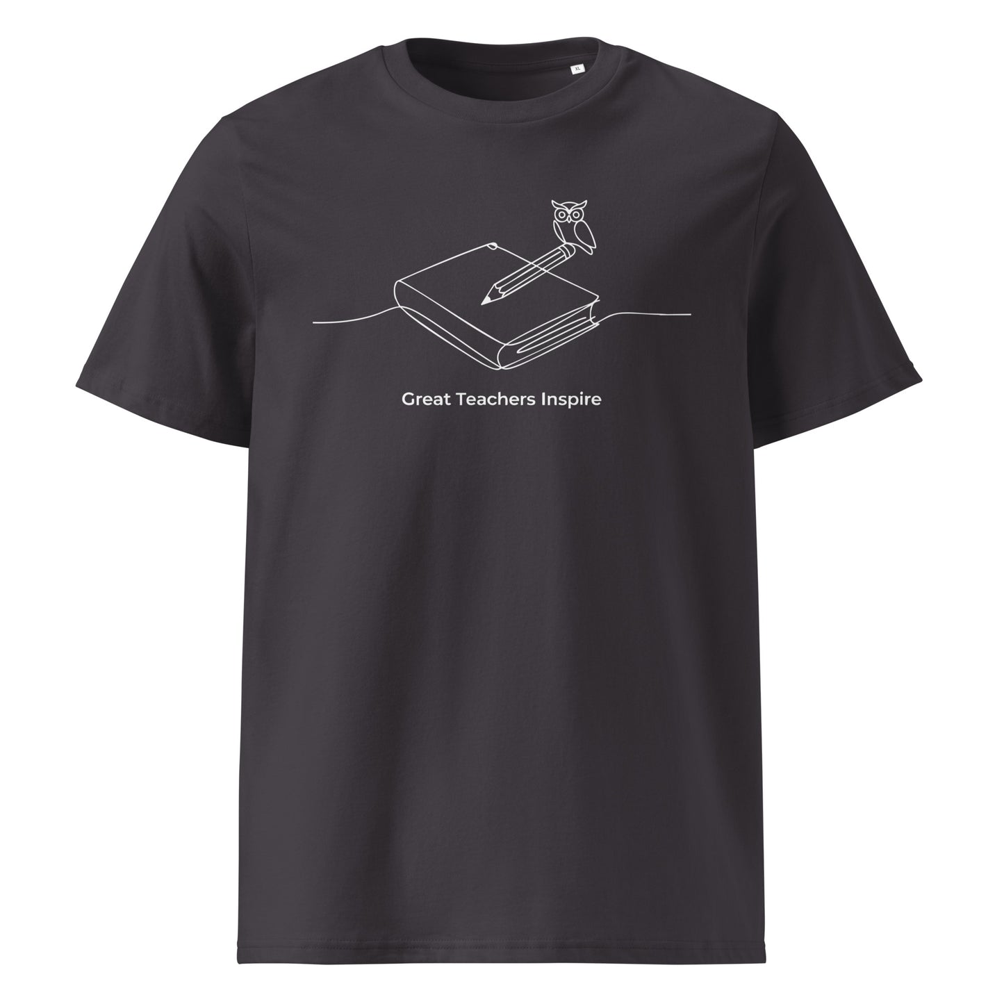 Unisex organic cotton t-shirt Anthracite Dudeily