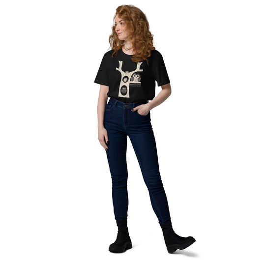 Unisex Organic Cotton T-Shirt – OwlNest Sustainable Fashion for Family Day Wear Dudeily