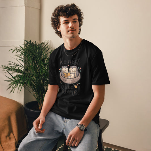 Unisex Organic Cotton T-Shirt – OwlNest Sustainable Fashion Tee for Family Day Comfort Dudeily