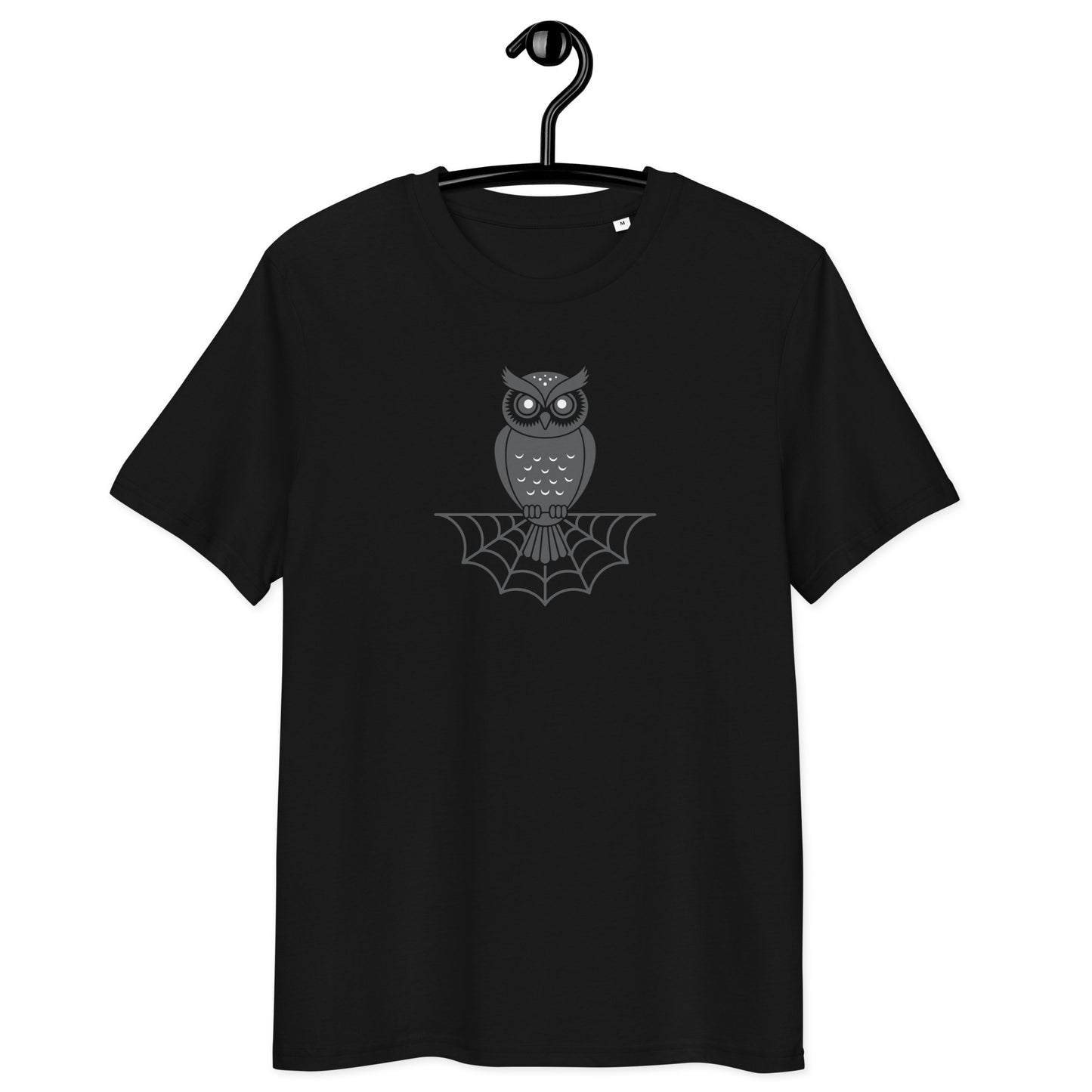 Unisex Organic Cotton T-Shirt: Halloween Owl Eco-Friendly Style USA Dudeily