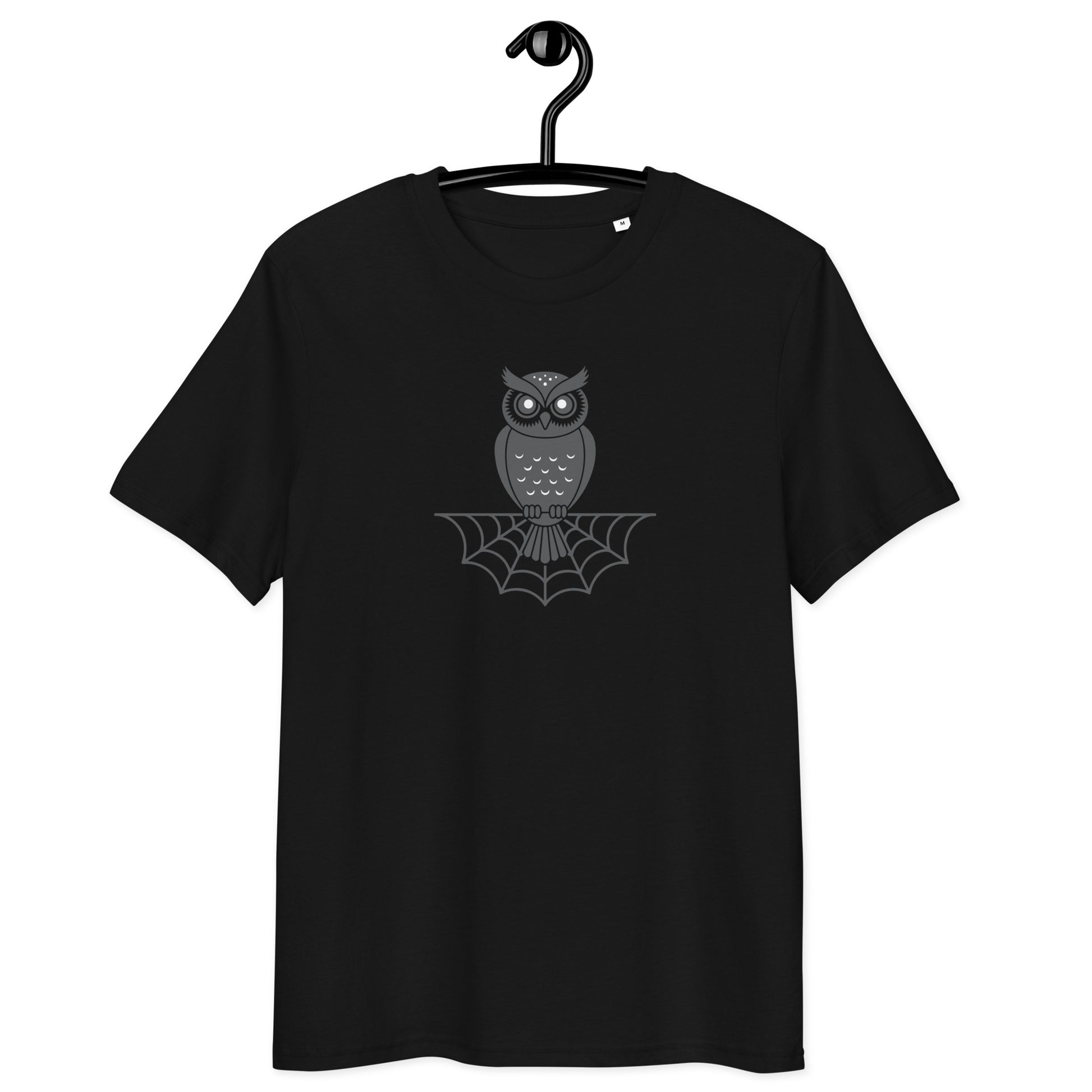 Unisex Organic Cotton T-Shirt: Halloween Owl Eco-Friendly Style USA Dudeily