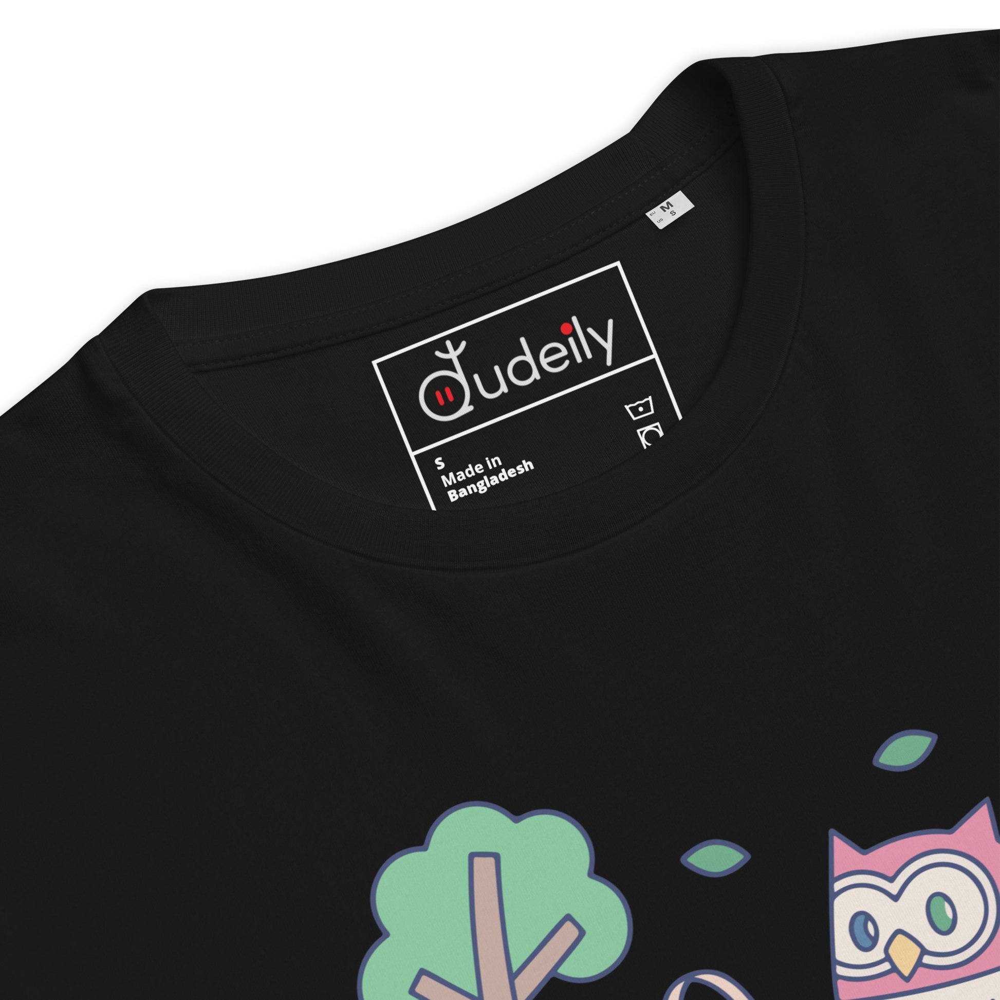 Unisex Organic Cotton T-Shirt – OwlNest Sustainable Fashion Essential for Family Day Dudeily