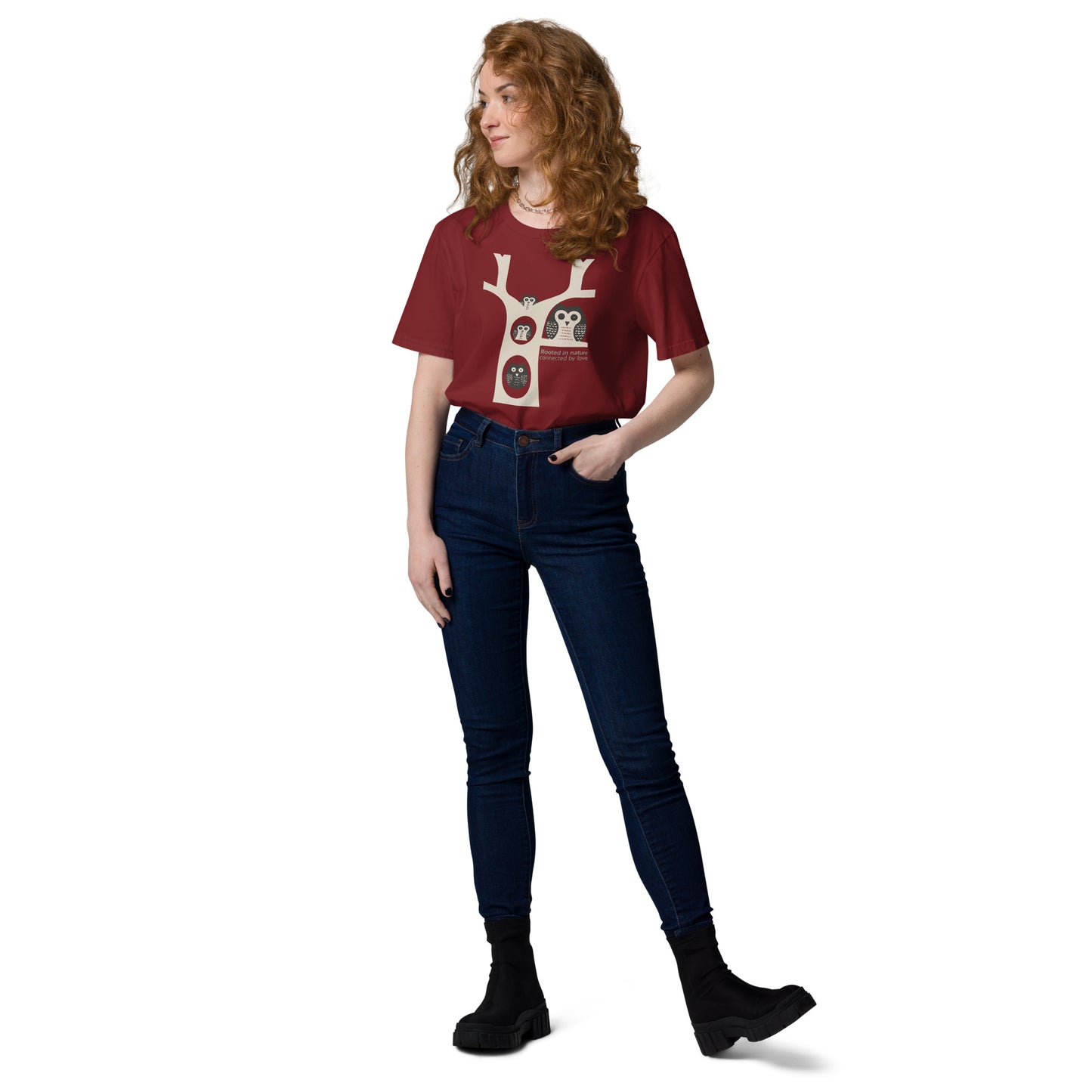 Unisex Organic Cotton T-Shirt – OwlNest Sustainable Fashion for Family Day Wear Dudeily