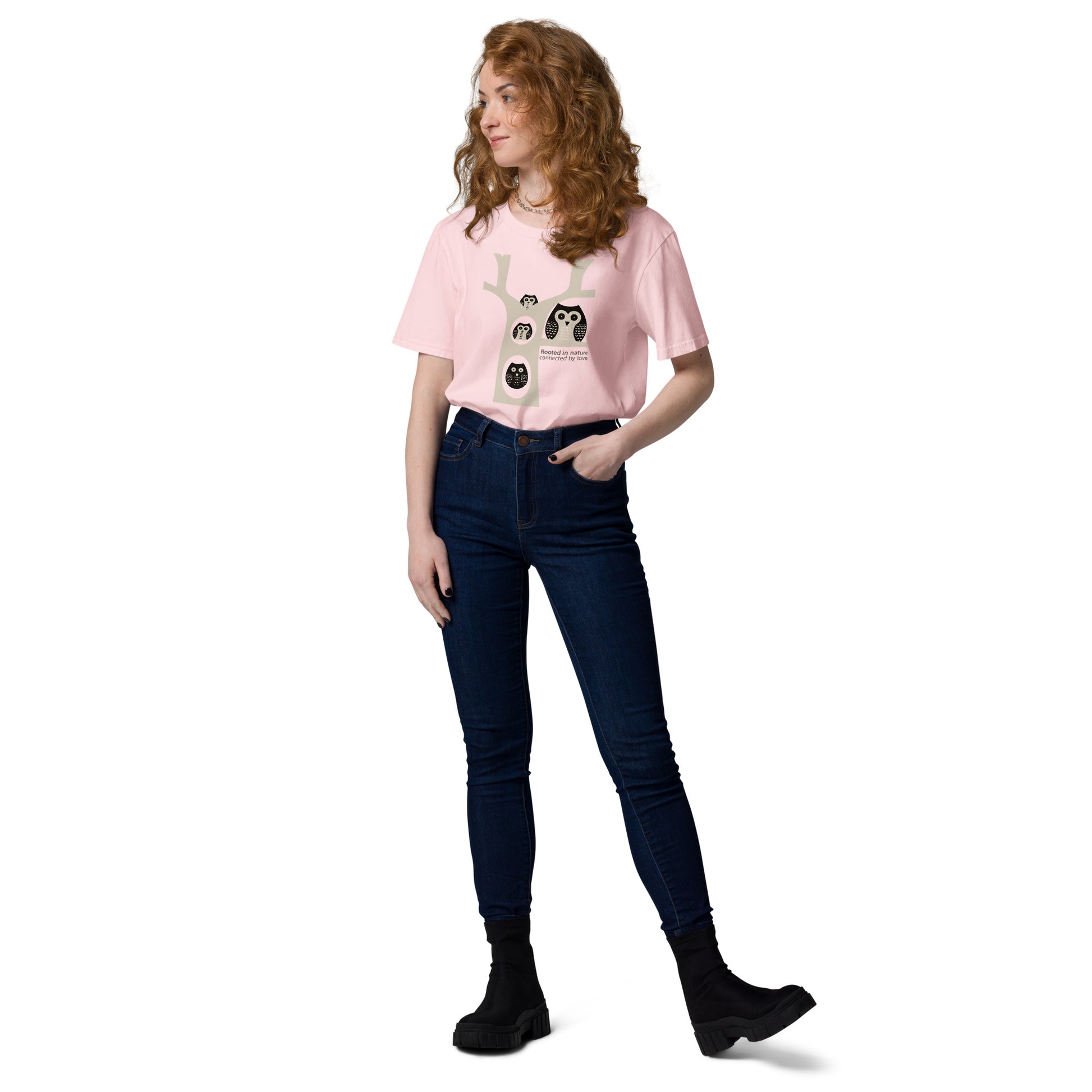 Unisex Organic Cotton T-Shirt – OwlNest Sustainable Fashion for Family Day Wear Dudeily