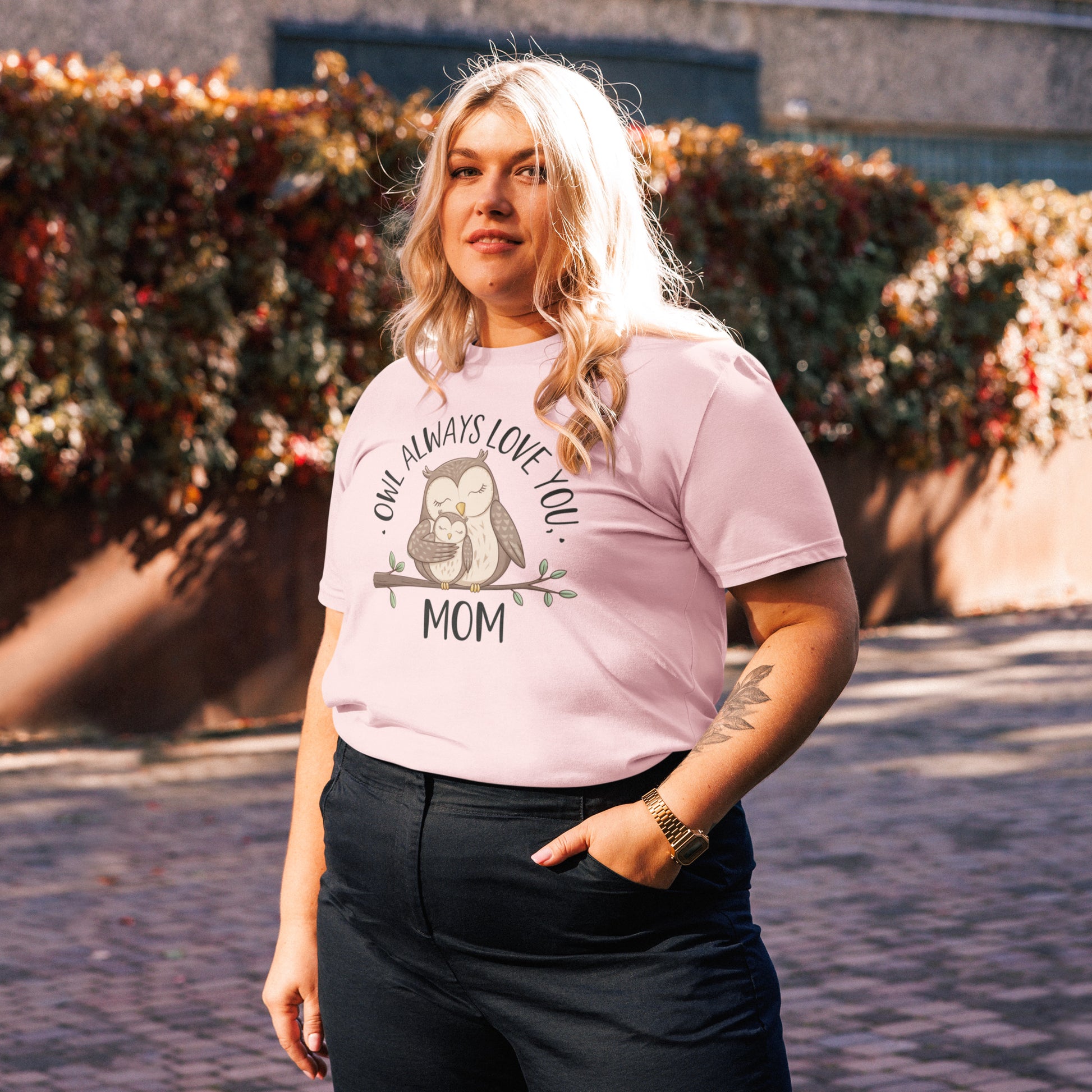 Unisex Organic Cotton T-Shirt – Eco-Friendly Owl Design by Dudeily Dudeily