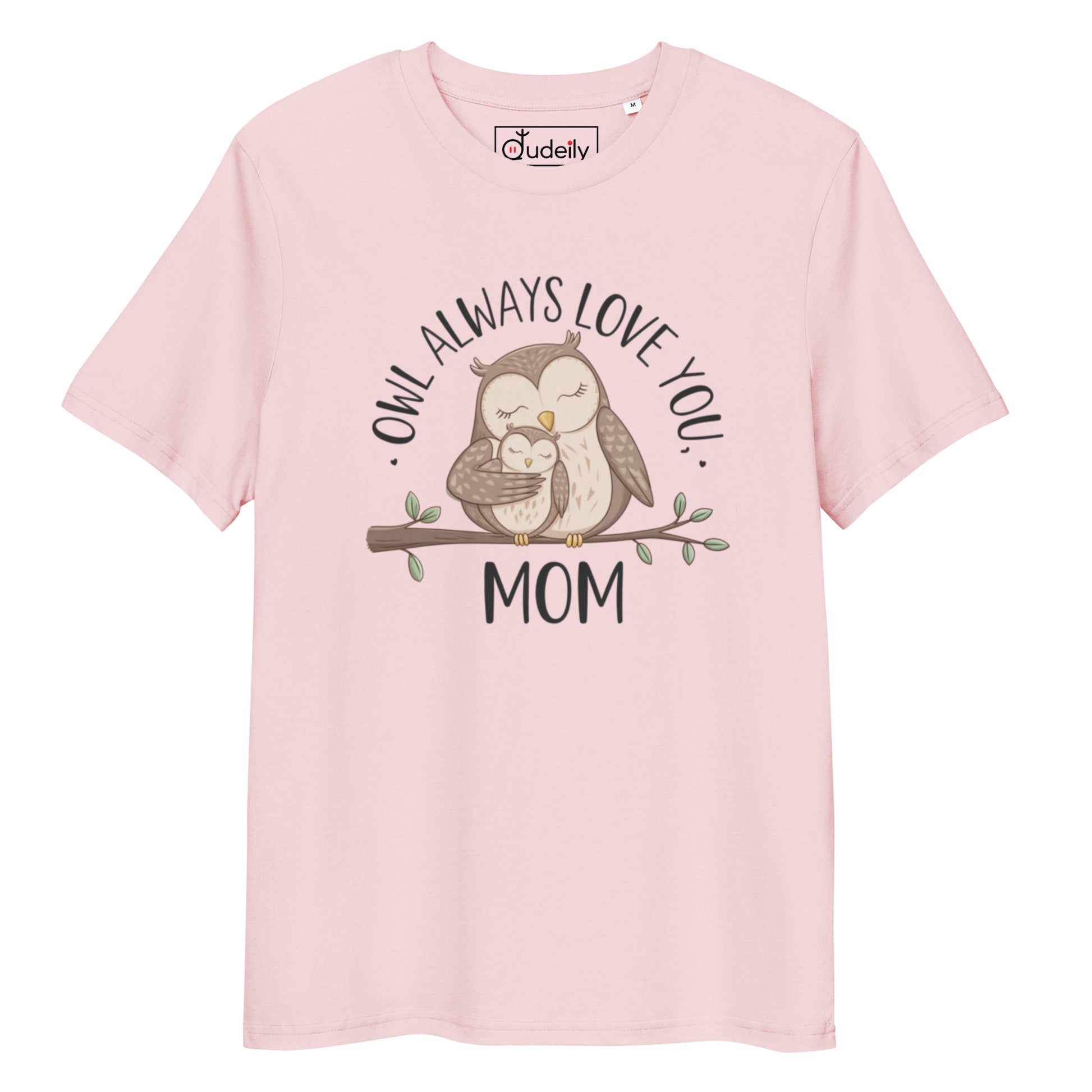 Unisex Organic Cotton T-Shirt – Eco-Friendly Owl Design by Dudeily Dudeily