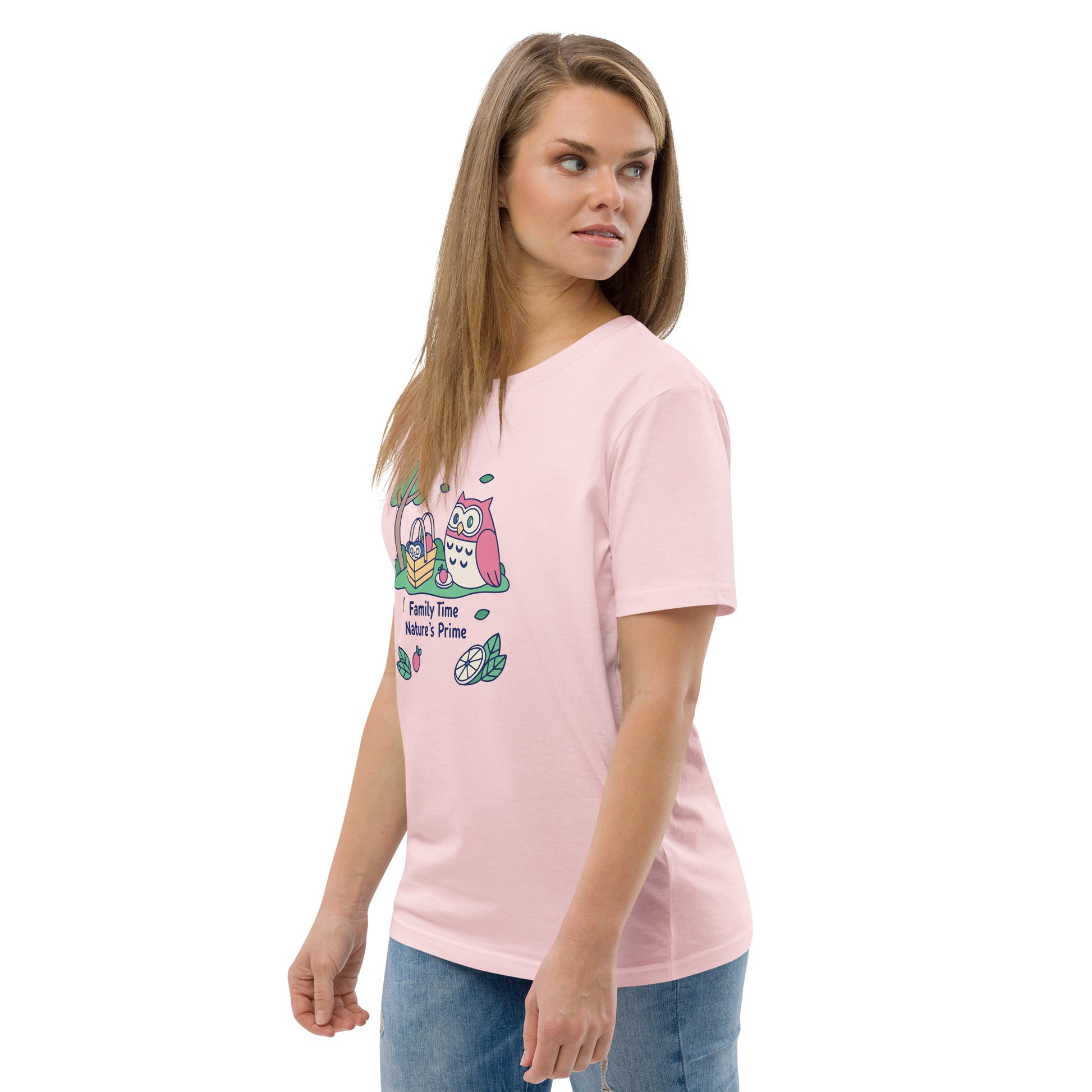 Unisex Organic Cotton T-Shirt – OwlNest Sustainable Fashion Essential for Family Day Dudeily