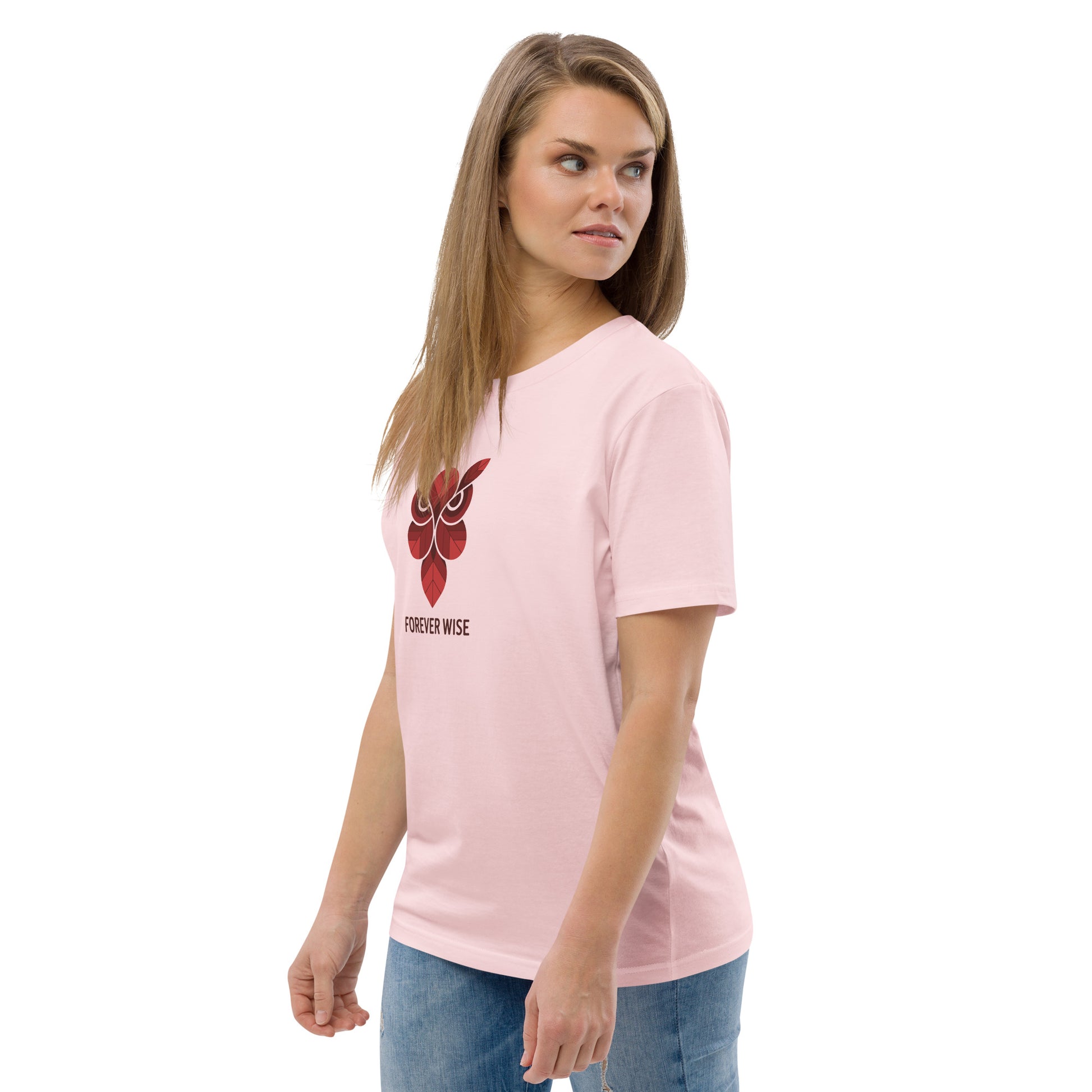 Unisex Organic Cotton T-Shirt: 'Forever Wise' | Sustainable Owl Fashion USA Dudeily