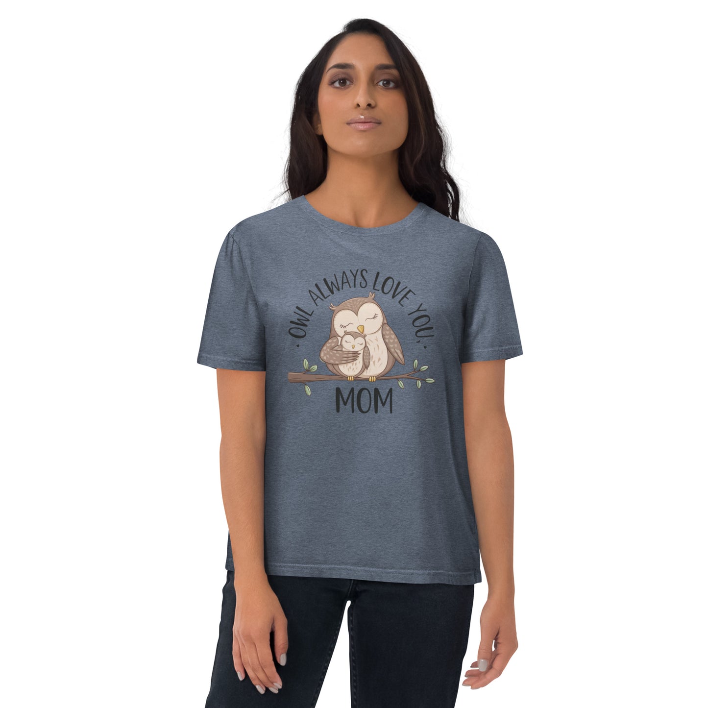 Unisex Organic Cotton T-Shirt – Eco-Friendly Owl Design by Dudeily Dudeily