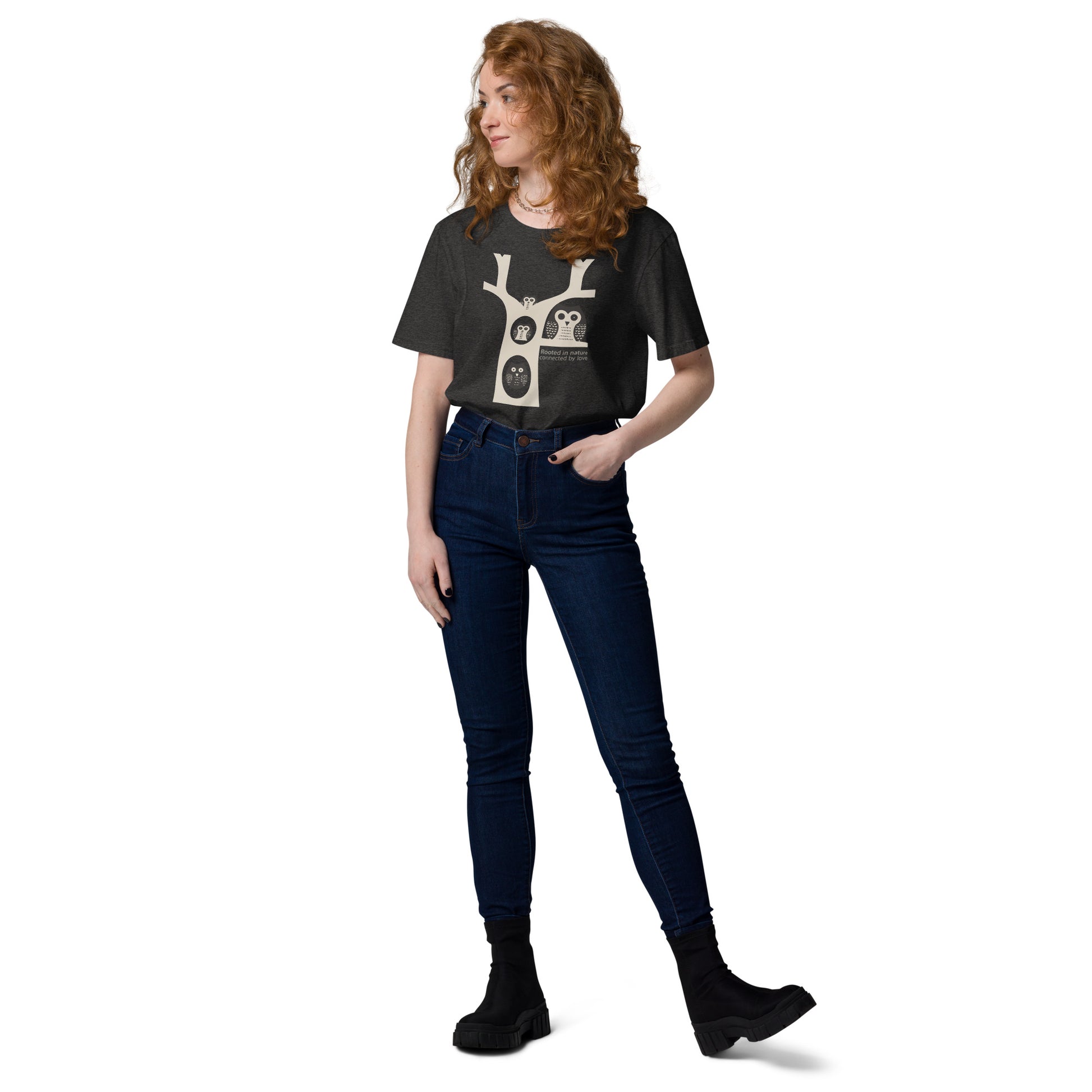 Unisex Organic Cotton T-Shirt – OwlNest Sustainable Fashion for Family Day Wear Dudeily