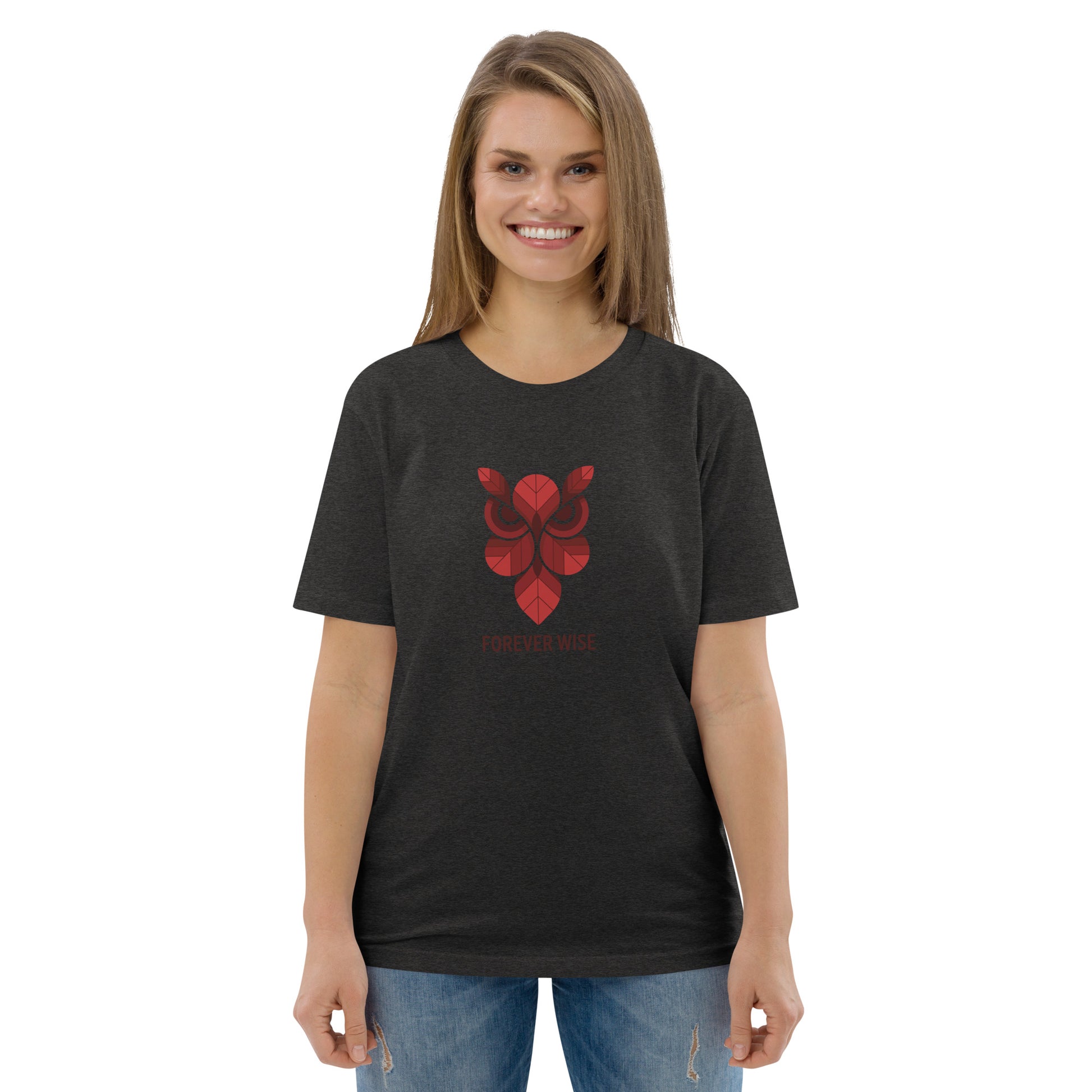 Unisex Organic Cotton T-Shirt: 'Forever Wise' | Sustainable Owl Fashion USA Dudeily