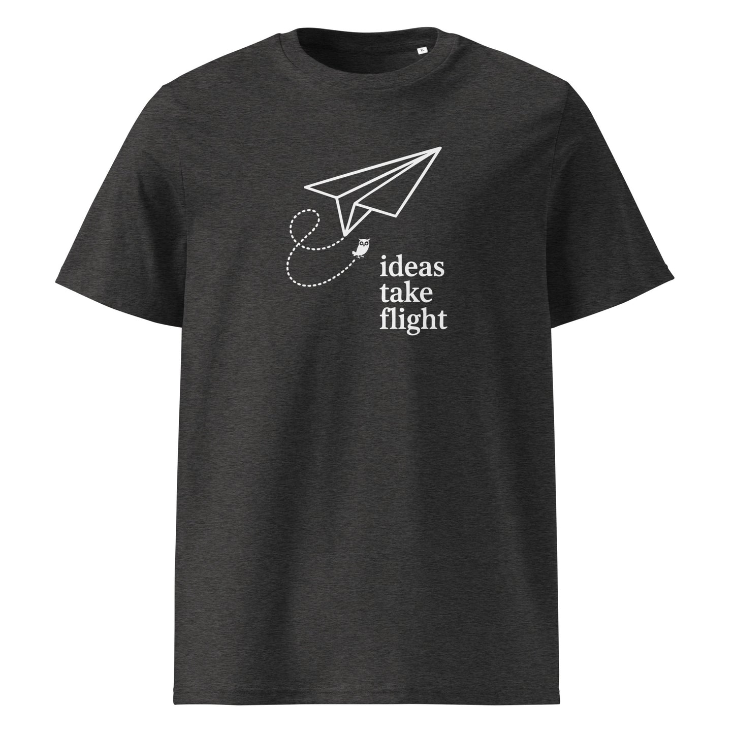 Unisex organic cotton t-shirt Dark Heather Grey Dudeily