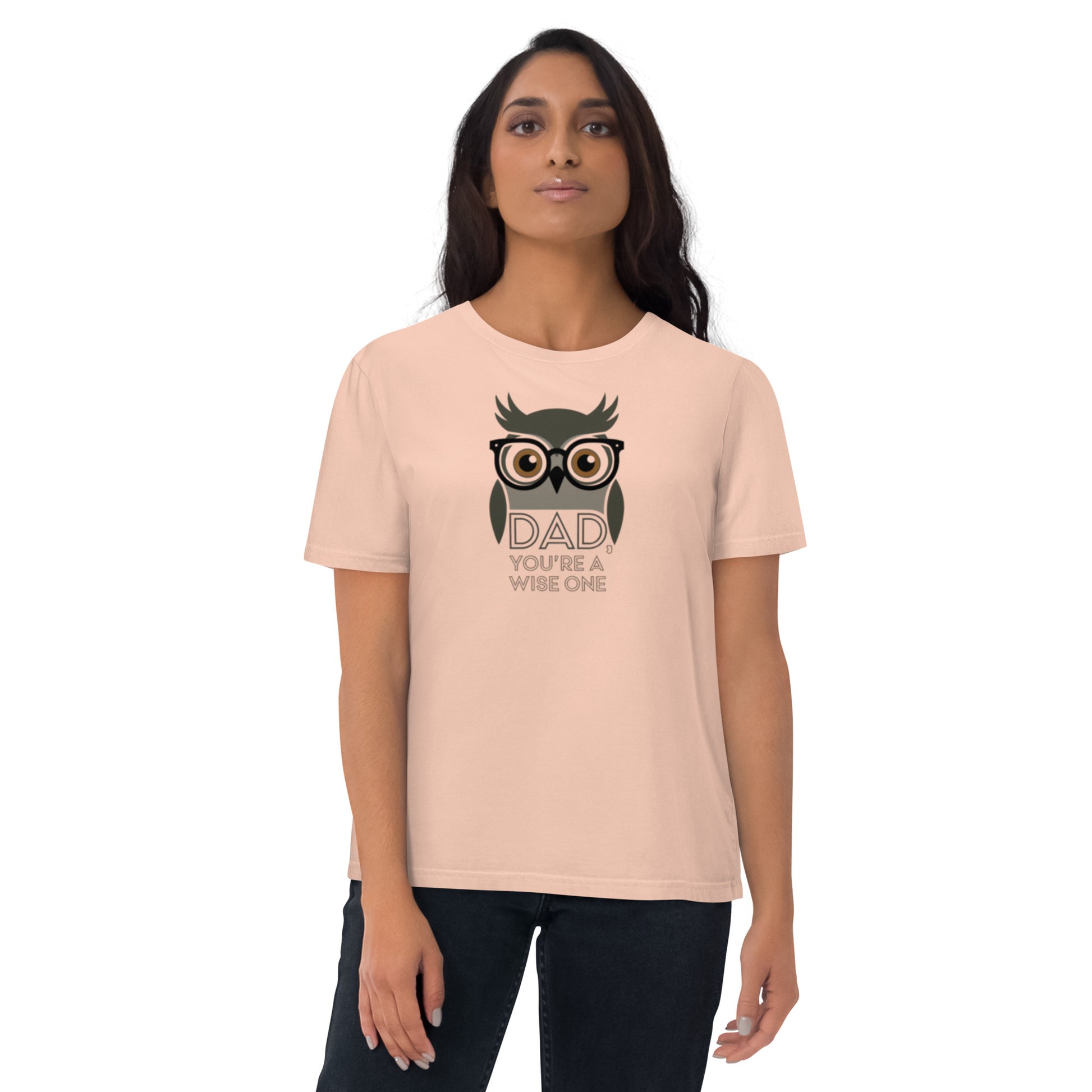 Unisex Organic Cotton T-Shirt – Owl-Themed Eco-Friendly Style for Father's Day Gifts by Dudeily Dudeily