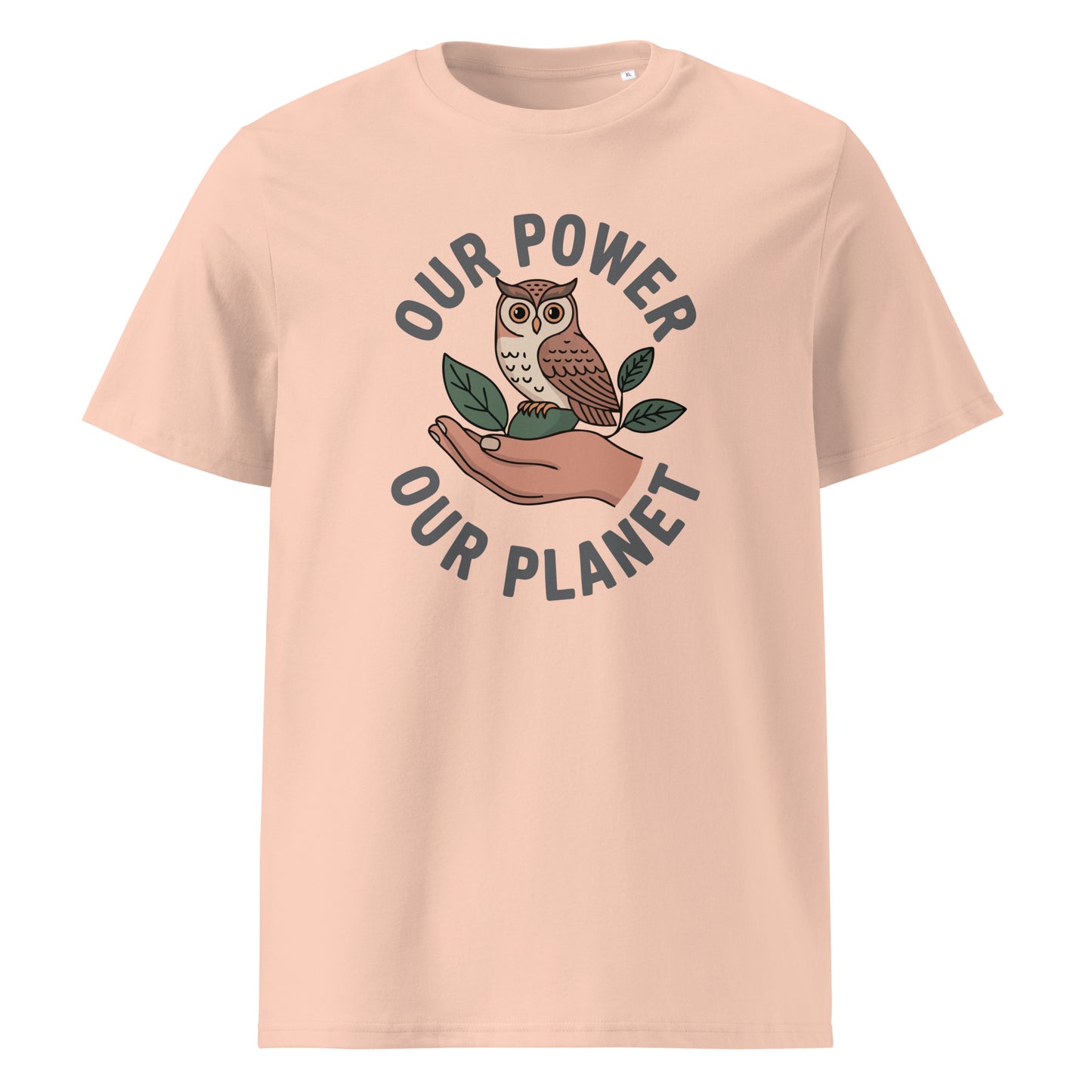 Unisex organic cotton t-shirt Fraiche Peche Dudeily