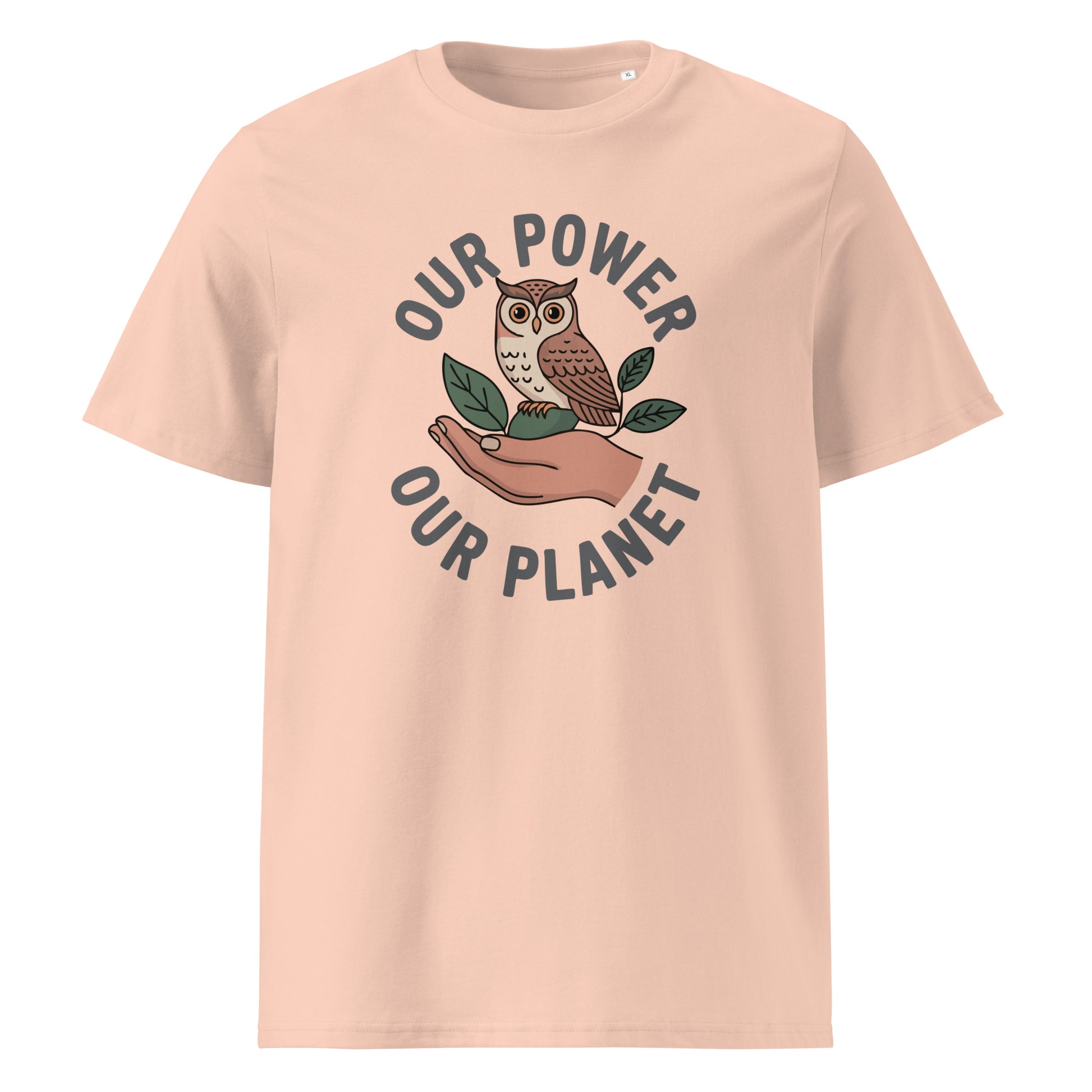 Unisex organic cotton t-shirt Fraiche Peche Dudeily