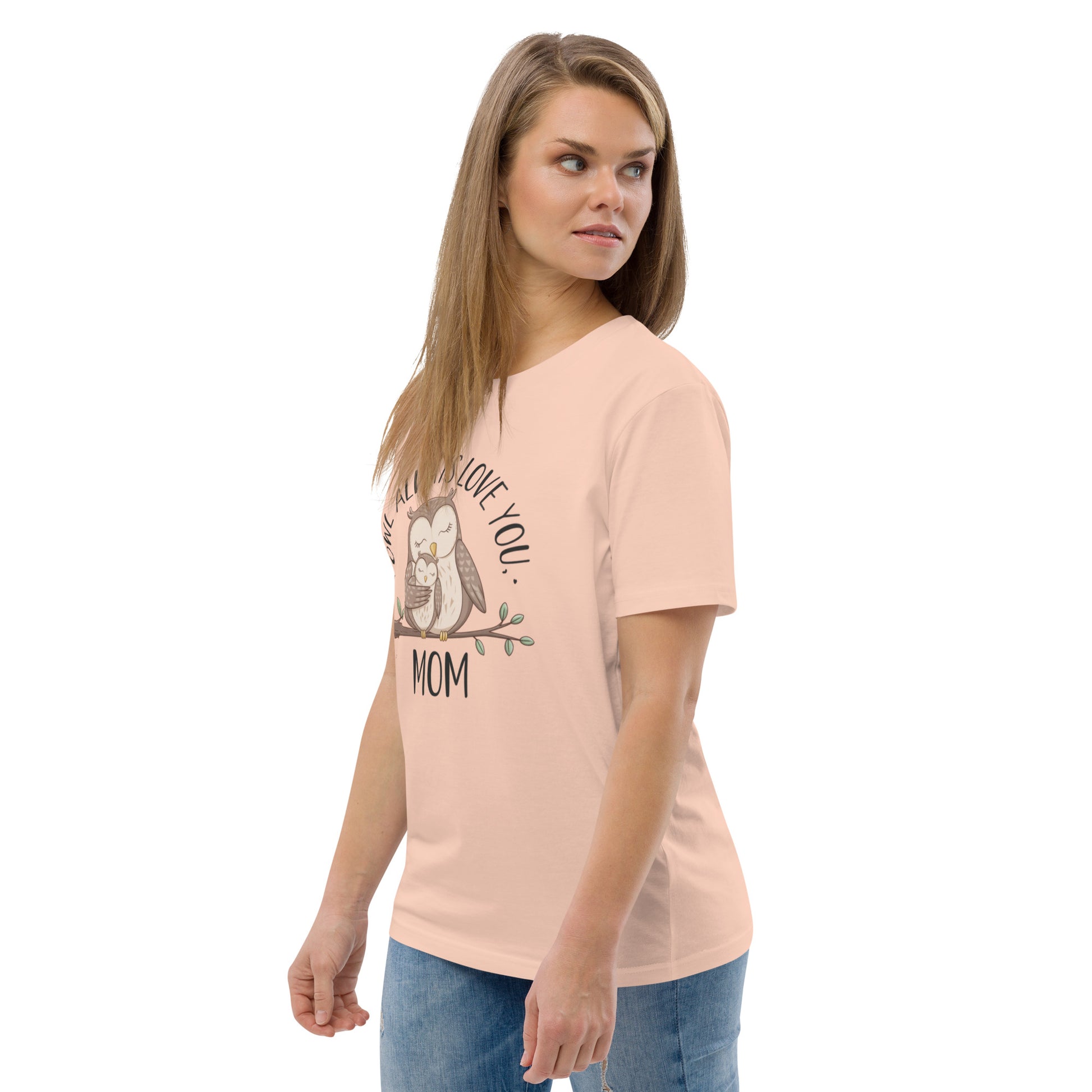Unisex Organic Cotton T-Shirt – Eco-Friendly Owl Design by Dudeily Dudeily