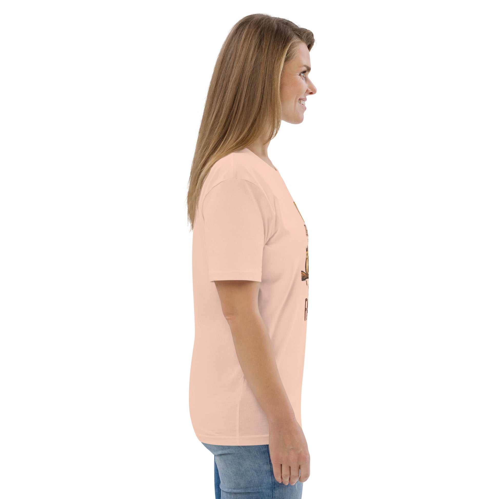 Unisex Organic Cotton T-Shirt – OwlNest Sustainable Fashion Classic for Family Day Outings Dudeily