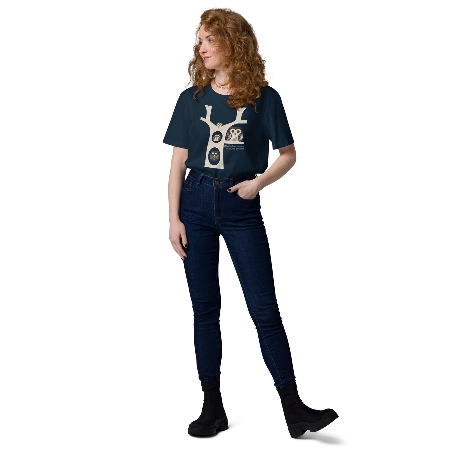 Unisex Organic Cotton T-Shirt – OwlNest Sustainable Fashion for Family Day Wear Dudeily