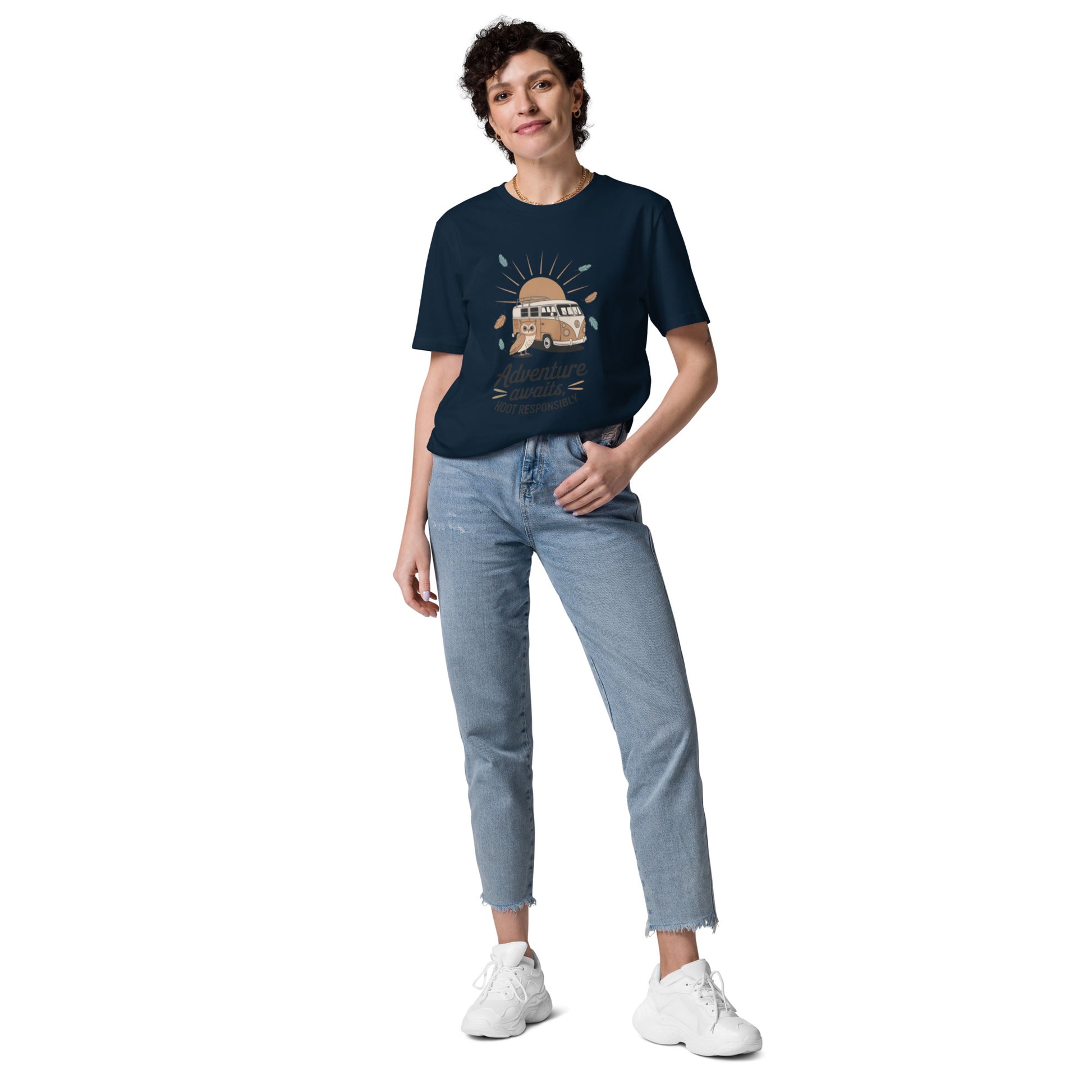 Unisex Organic Cotton T-Shirt – Soft, Sustainable & Stylish French Navy Dudeily