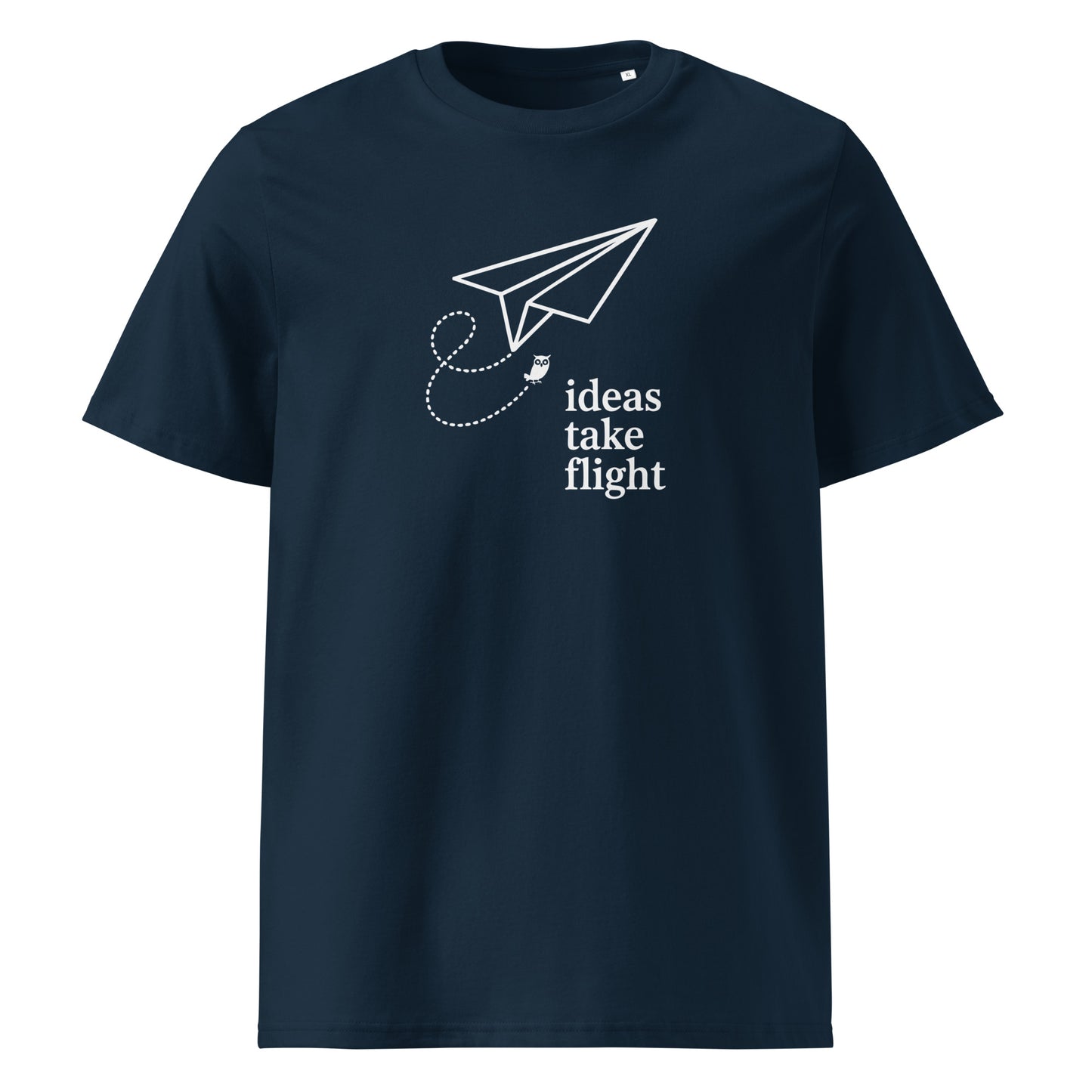 Unisex organic cotton t-shirt French Navy Dudeily