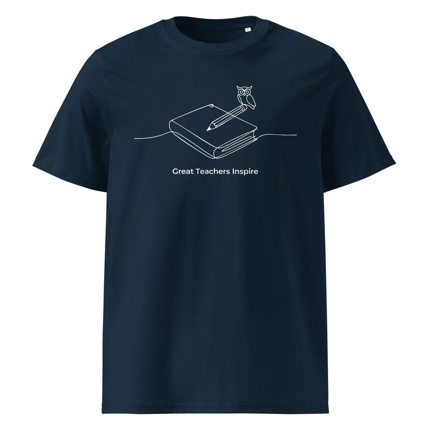 Unisex organic cotton t-shirt French Navy Dudeily