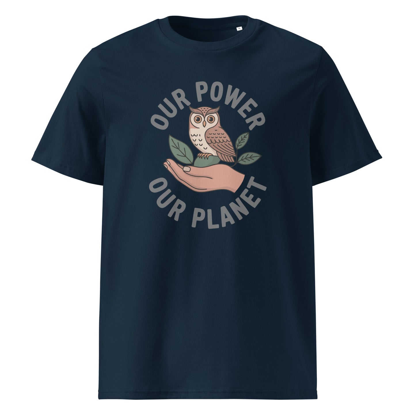 Unisex organic cotton t-shirt French Navy Dudeily