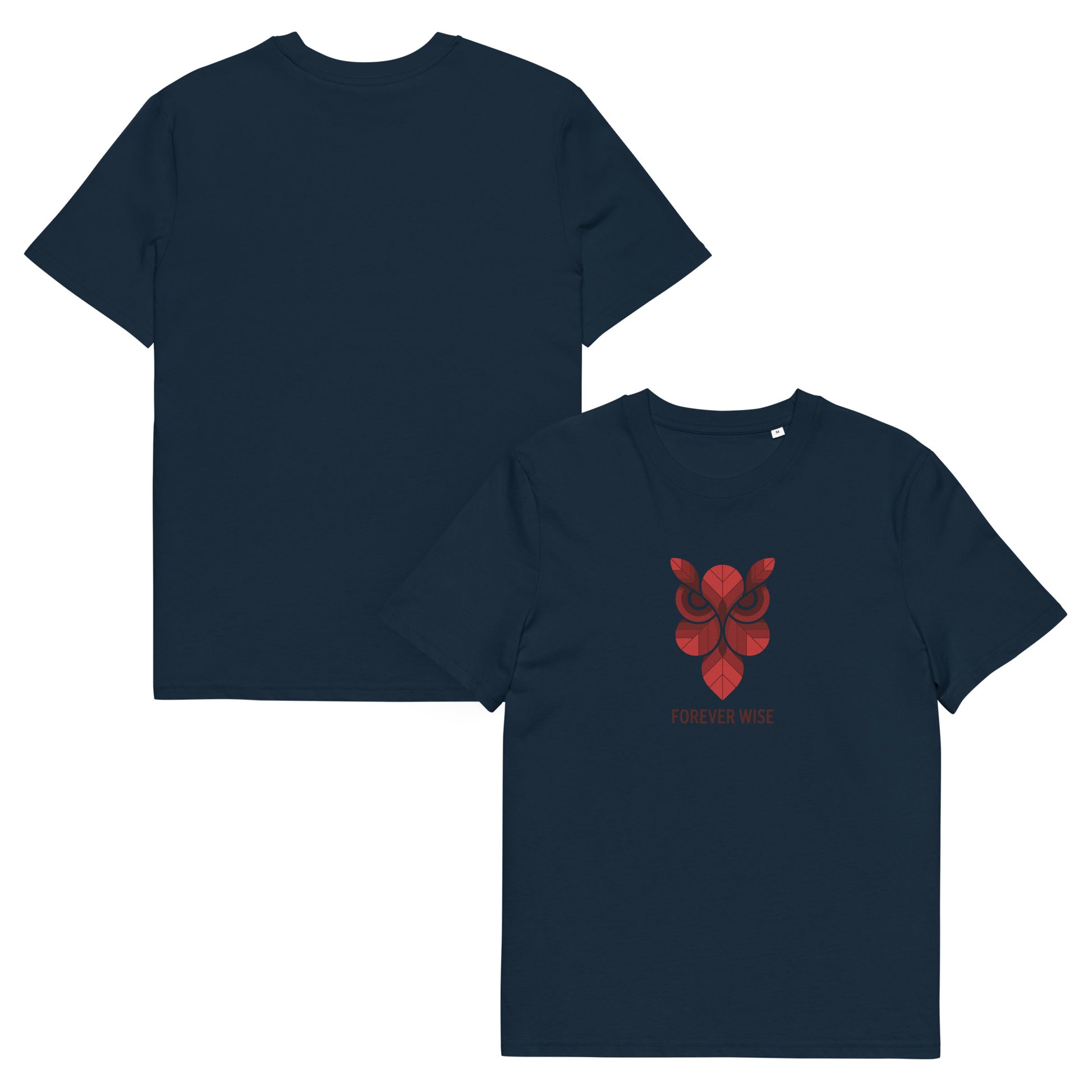 Unisex Organic Cotton T-Shirt: 'Forever Wise' | Sustainable Owl Fashion USA Dudeily