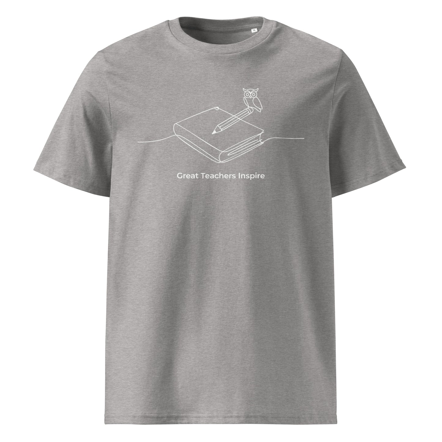 Unisex organic cotton t-shirt Heather Grey Dudeily