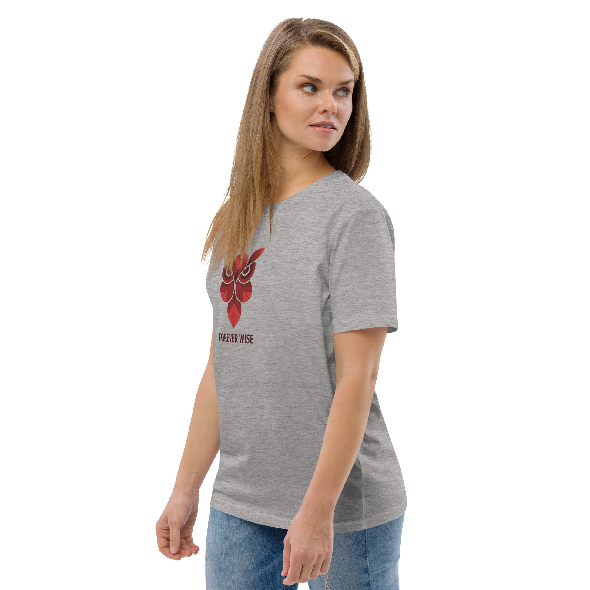 Unisex Organic Cotton T-Shirt: 'Forever Wise' | Sustainable Owl Fashion USA Dudeily