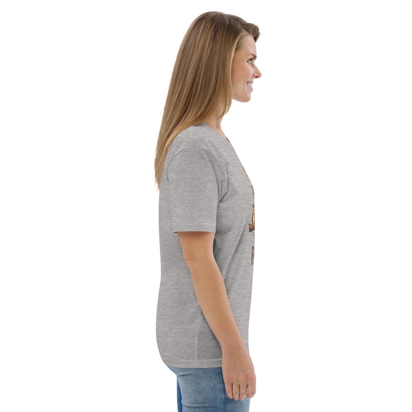 Unisex Organic Cotton T-Shirt – OwlNest Sustainable Fashion Classic for Family Day Outings Dudeily